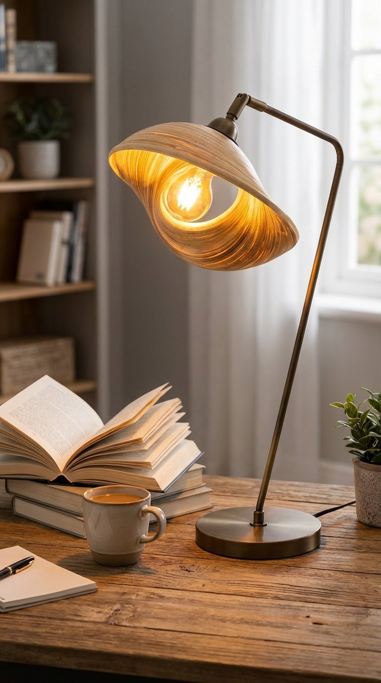 Bambu Masa Aydınlatması  60 cm × 25 cm × 35 cm