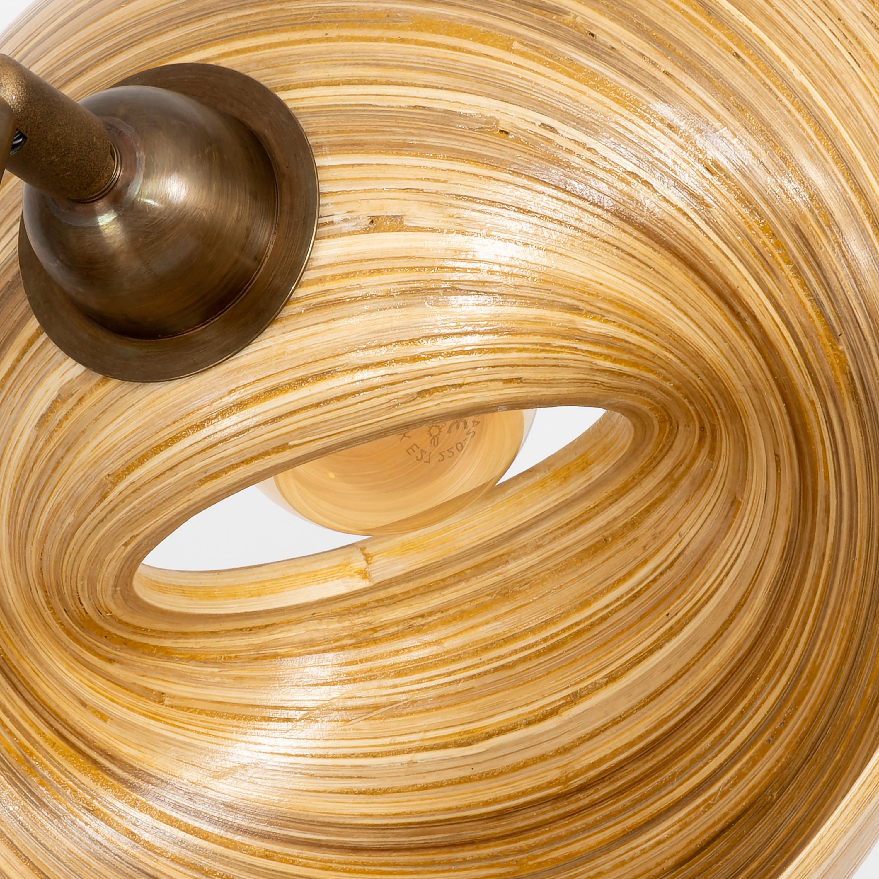 Bambu Masa Aydınlatması  60 cm × 25 cm × 35 cm