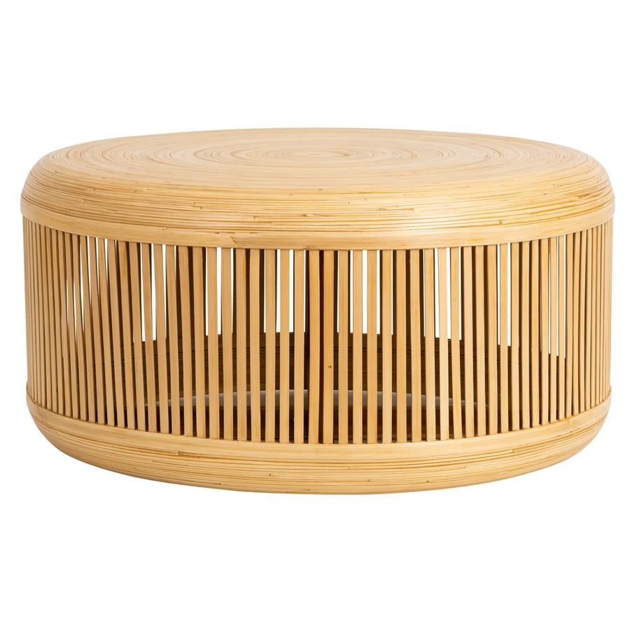 Bambu Orta Sehpa Hazeran Form 80 cm × 80 cm × 40 cm