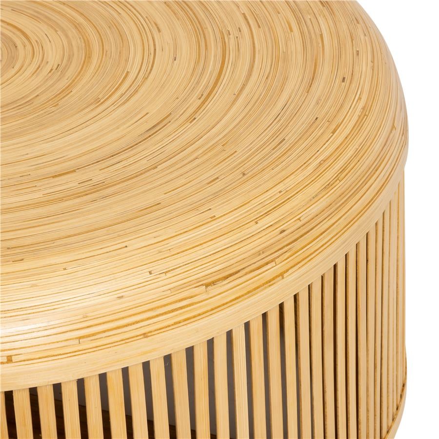 Bambu Orta Sehpa Hazeran Form 80 cm × 80 cm × 40 cm
