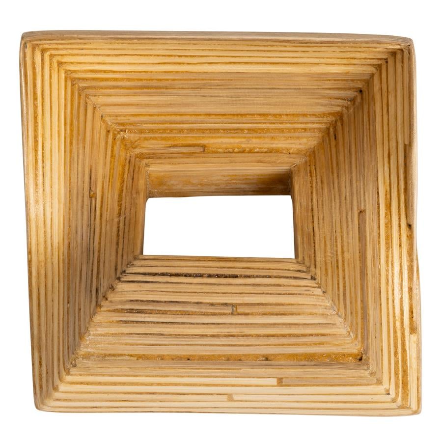 Bambu Peçete Halkası Kare Form 10 cm x 10 cm