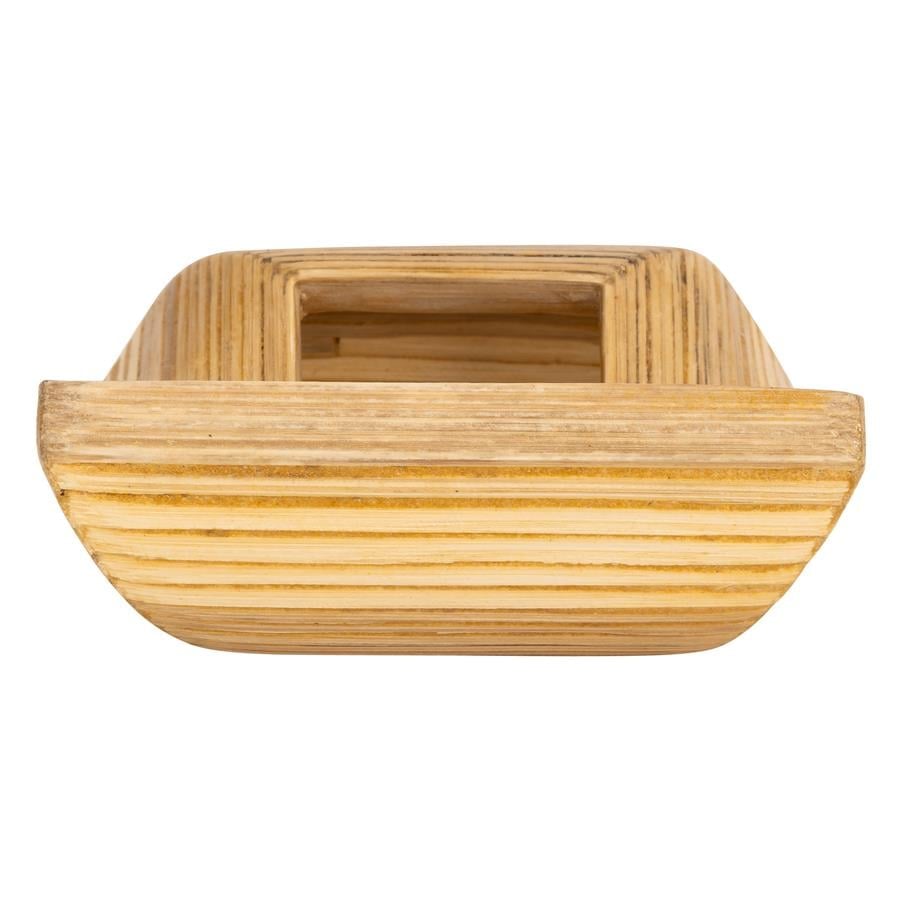 Bambu Peçete Halkası Kare Form 10 cm x 10 cm