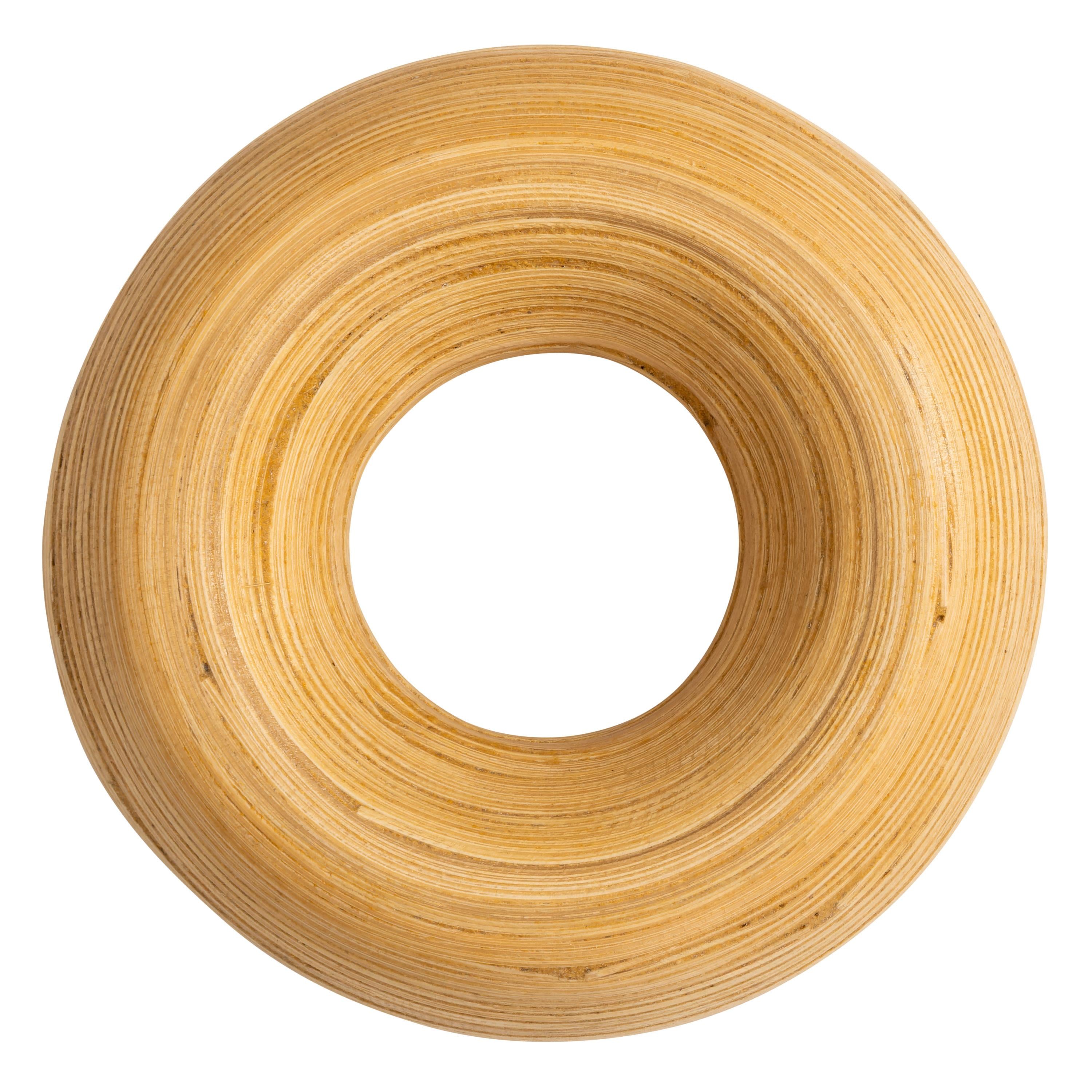 Bambu Peçete Halkası Yuvarlak Form Ç.10 cm  6 lı Set