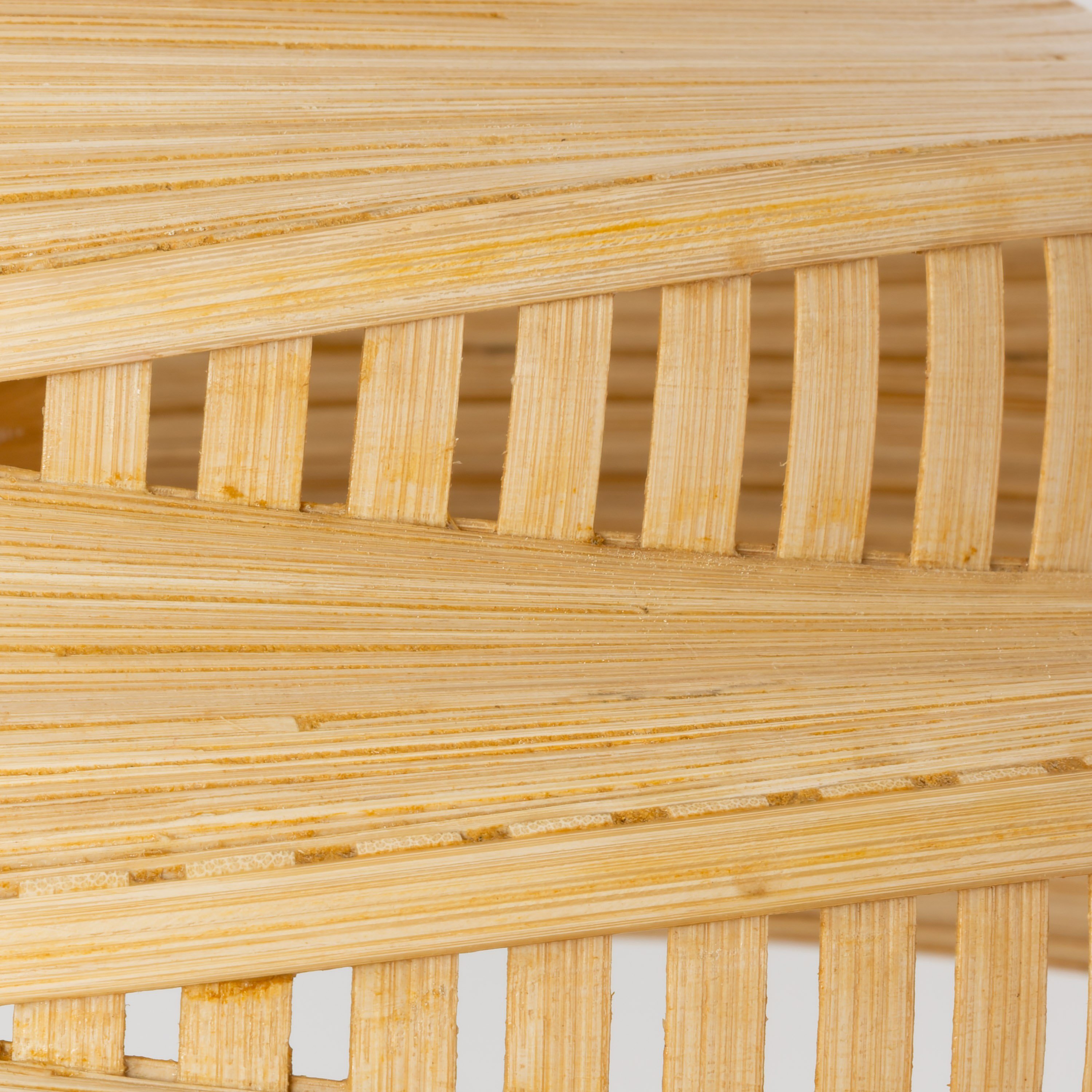 Bambu Tavan Aydınlatması Daire Form 50cm