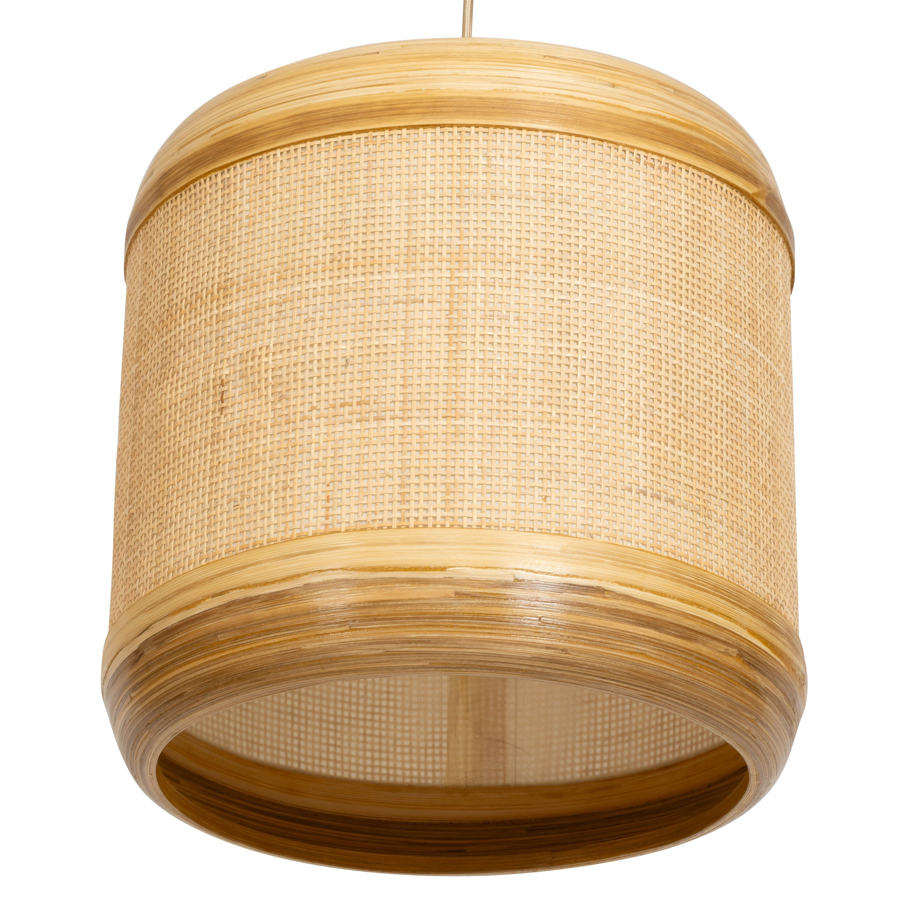 Bambu Tavan Aydınlatması Hazeran Form 35cm