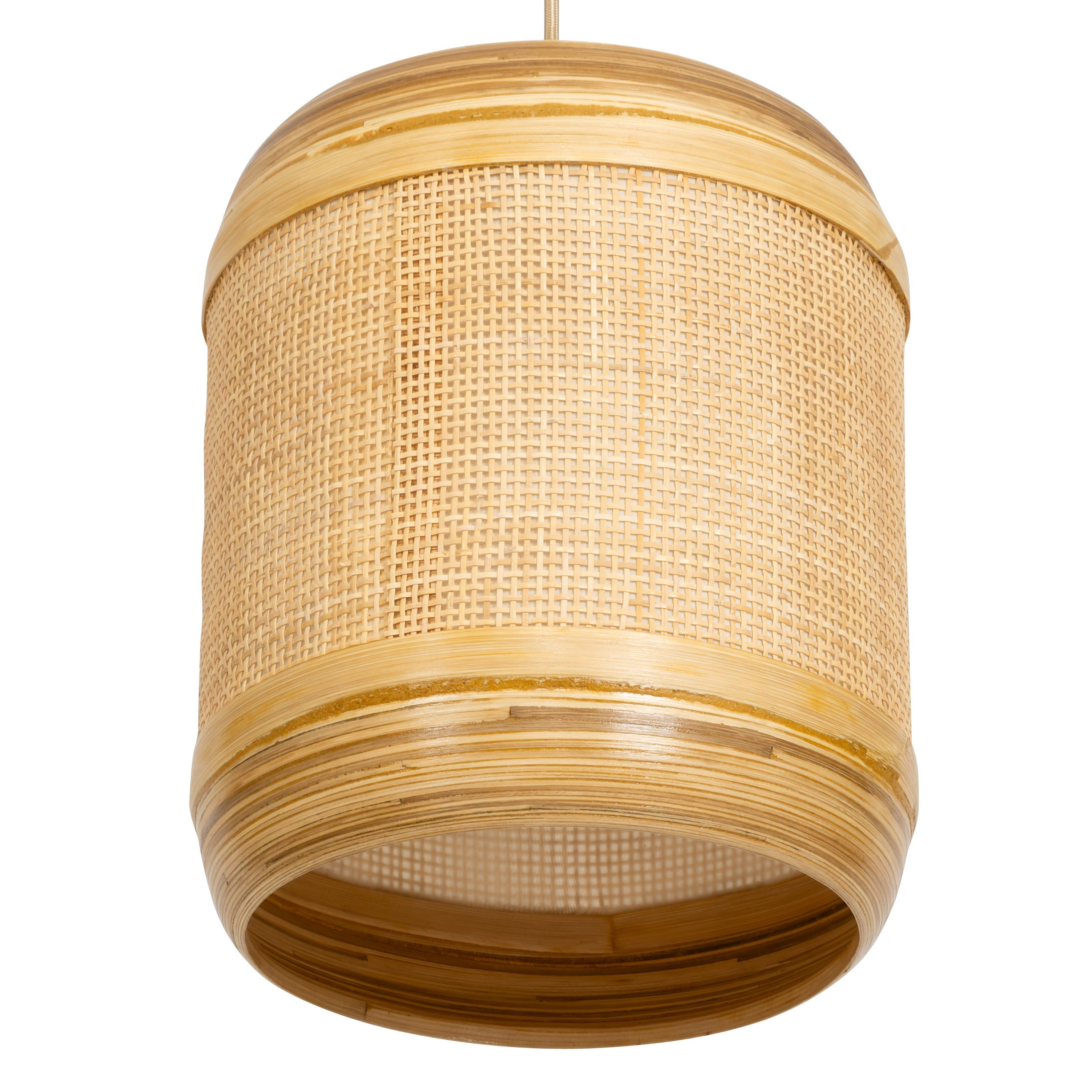 Bambu Tavan Aydınlatması Hazeran Form 25cm