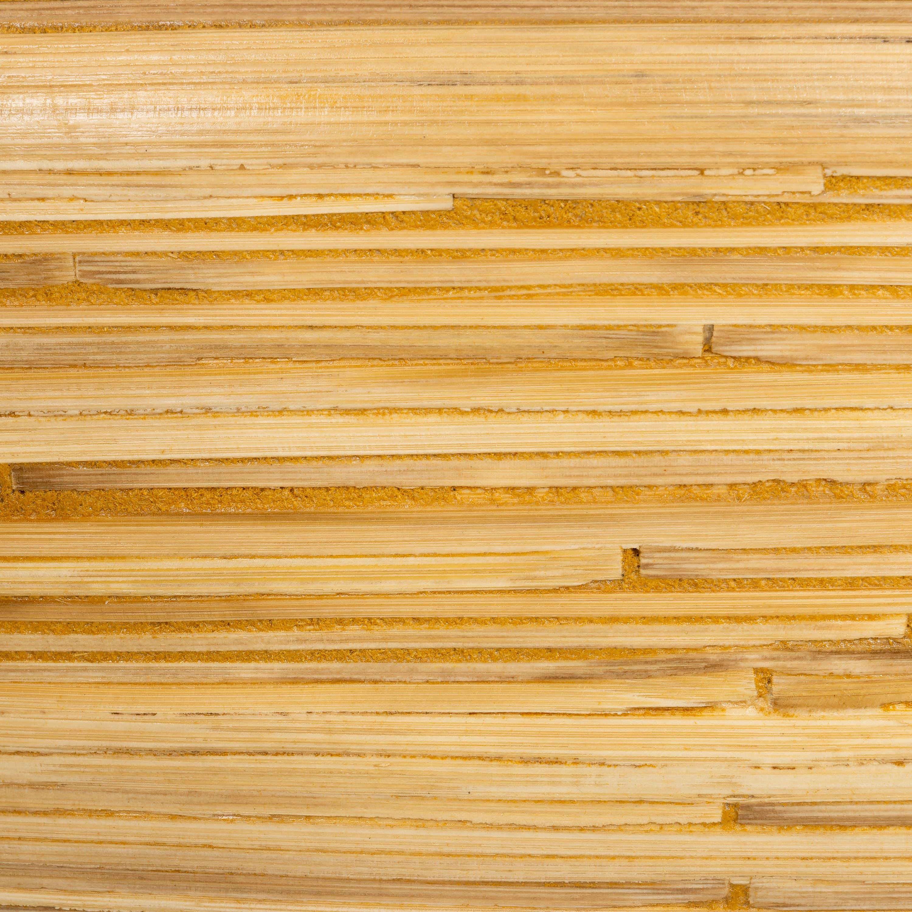 Bambu Tavan Aydınlatması Yuvarlak Form 90 cm × 90 cm × 14 cm