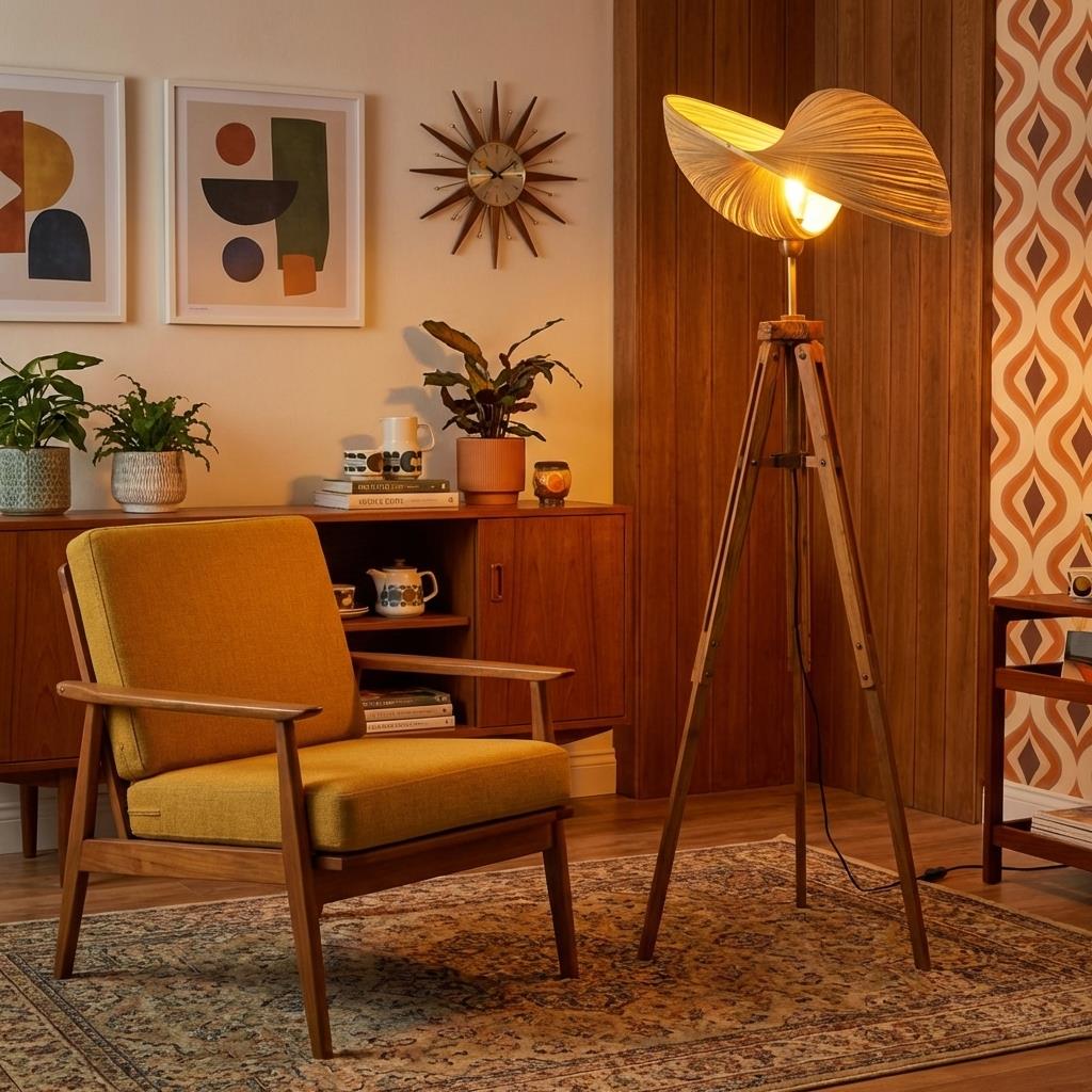Bambu Tripod Aydınlatma  161 cm × 50 cm × 50 cm