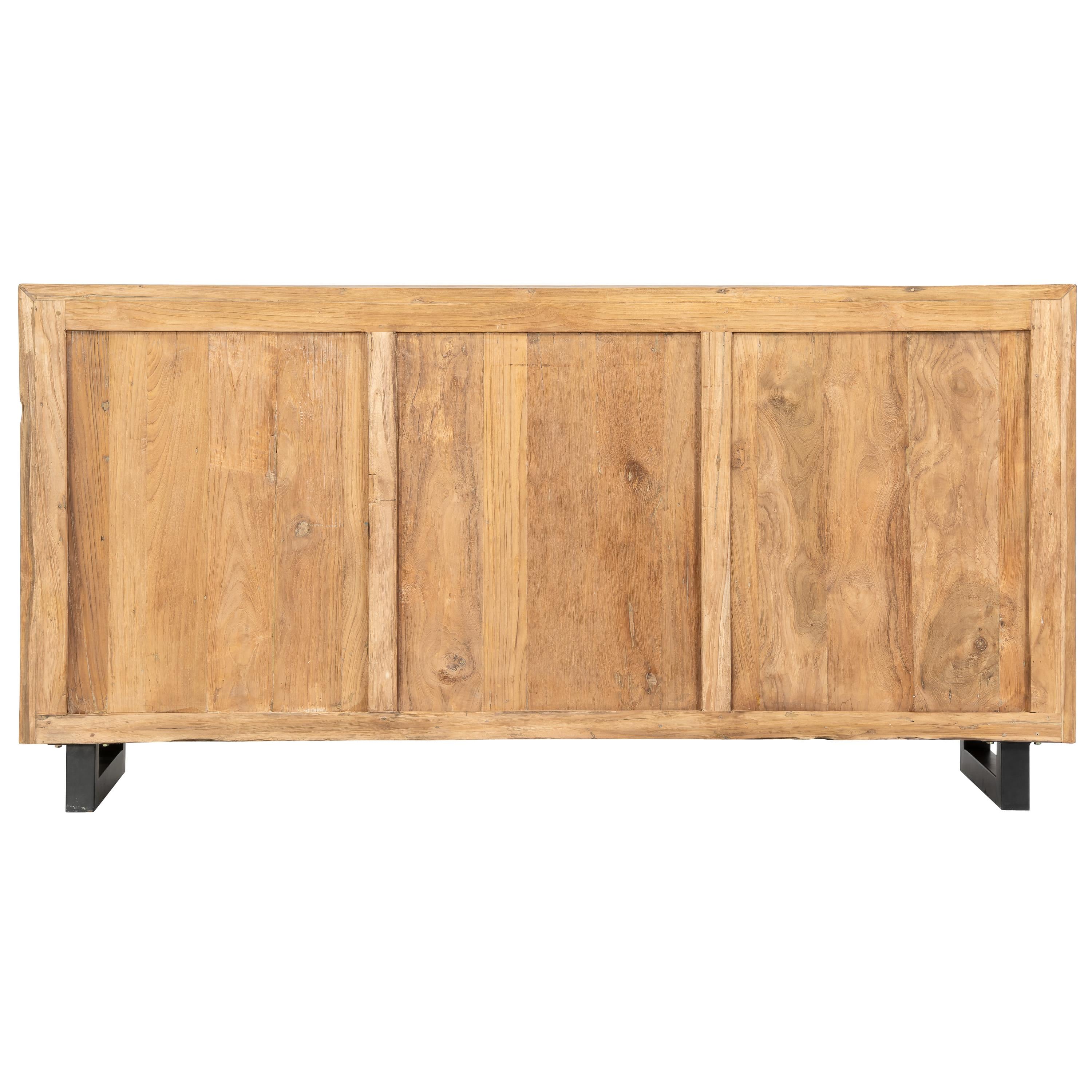 Büfe Ahşap Oymalı 2 kapaklı 3 çekmeceli 180 cm x 50 cm x 90 cm