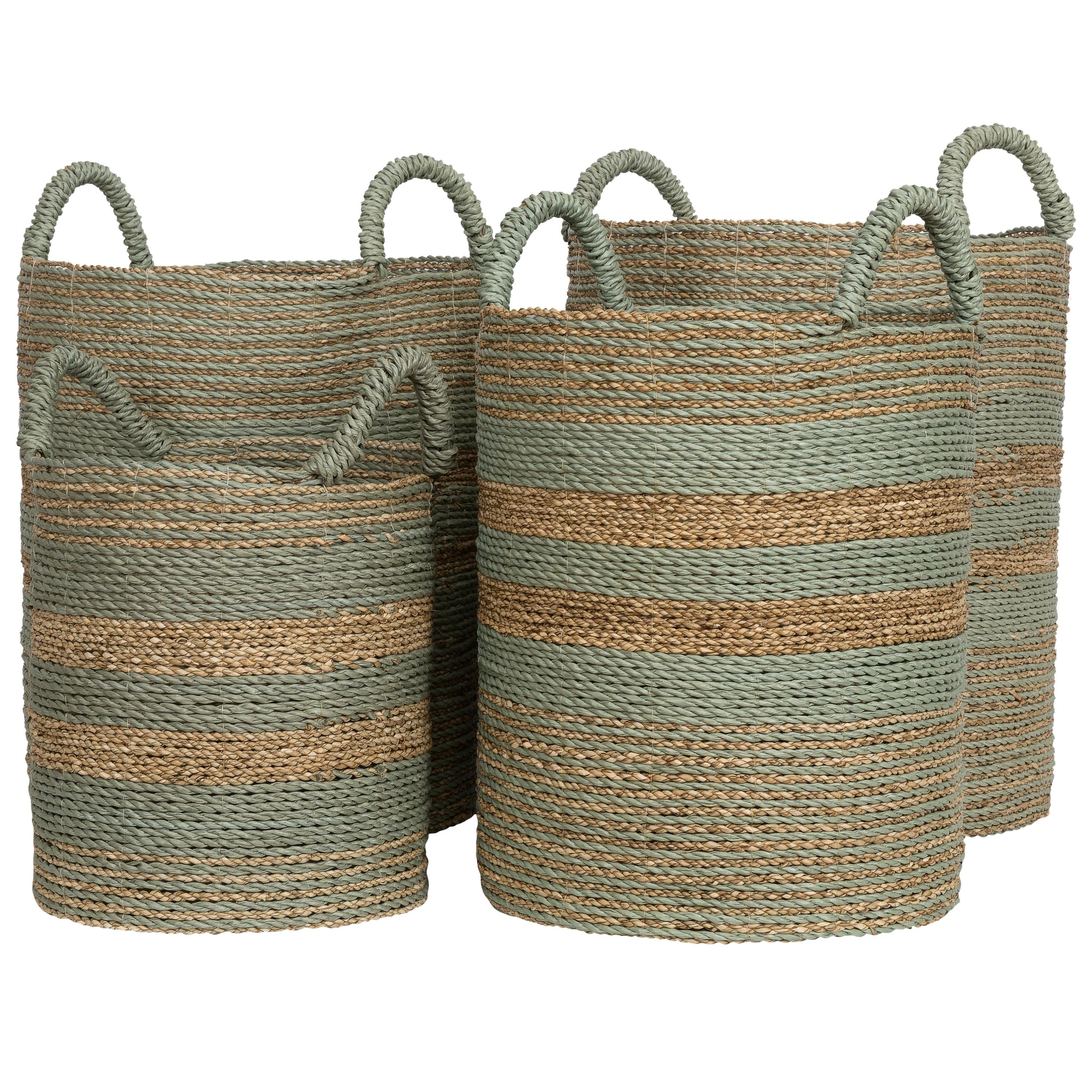 Çamaşır Sepeti 4 lü  Aqua Naturel
