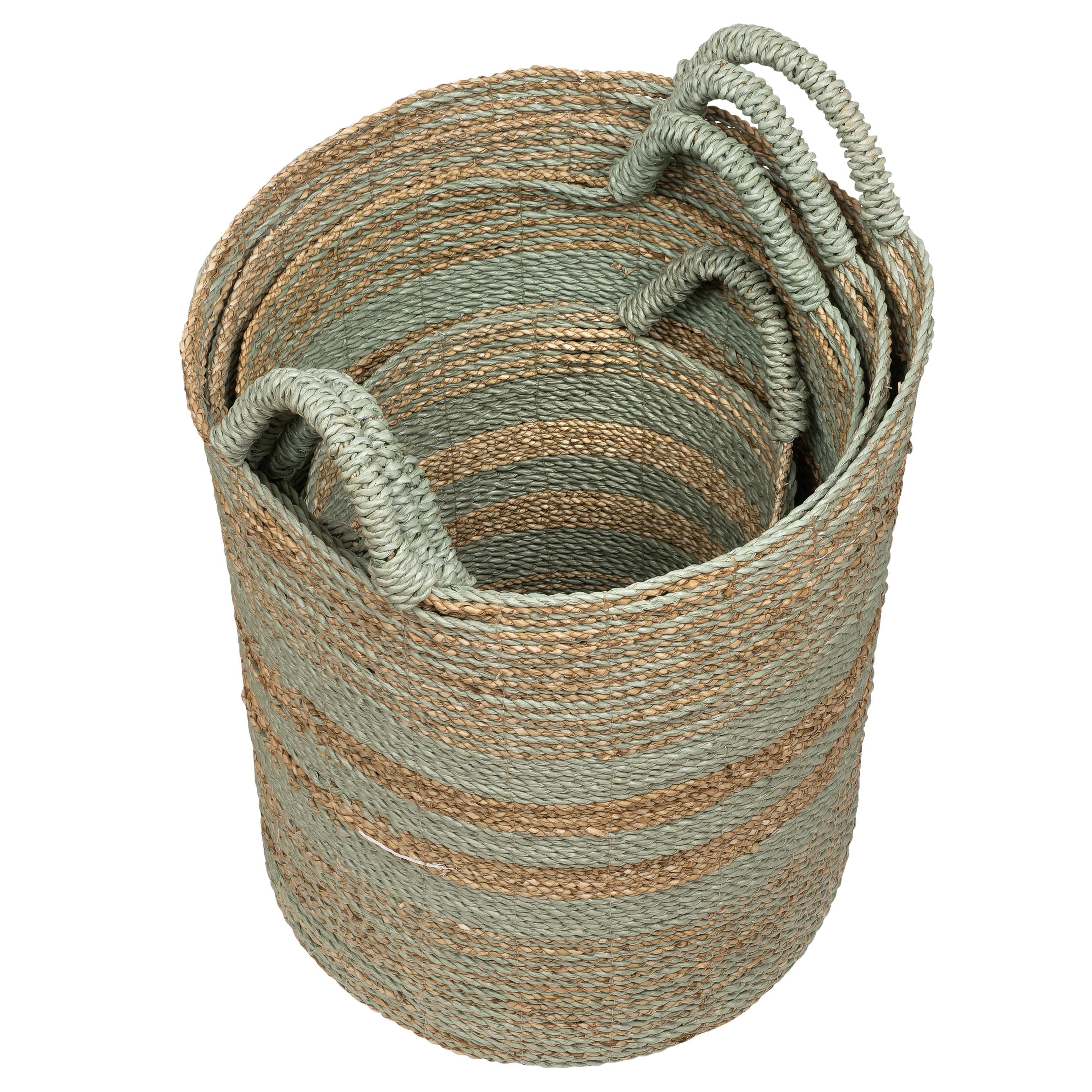 Çamaşır Sepeti 4 lü  Aqua Naturel