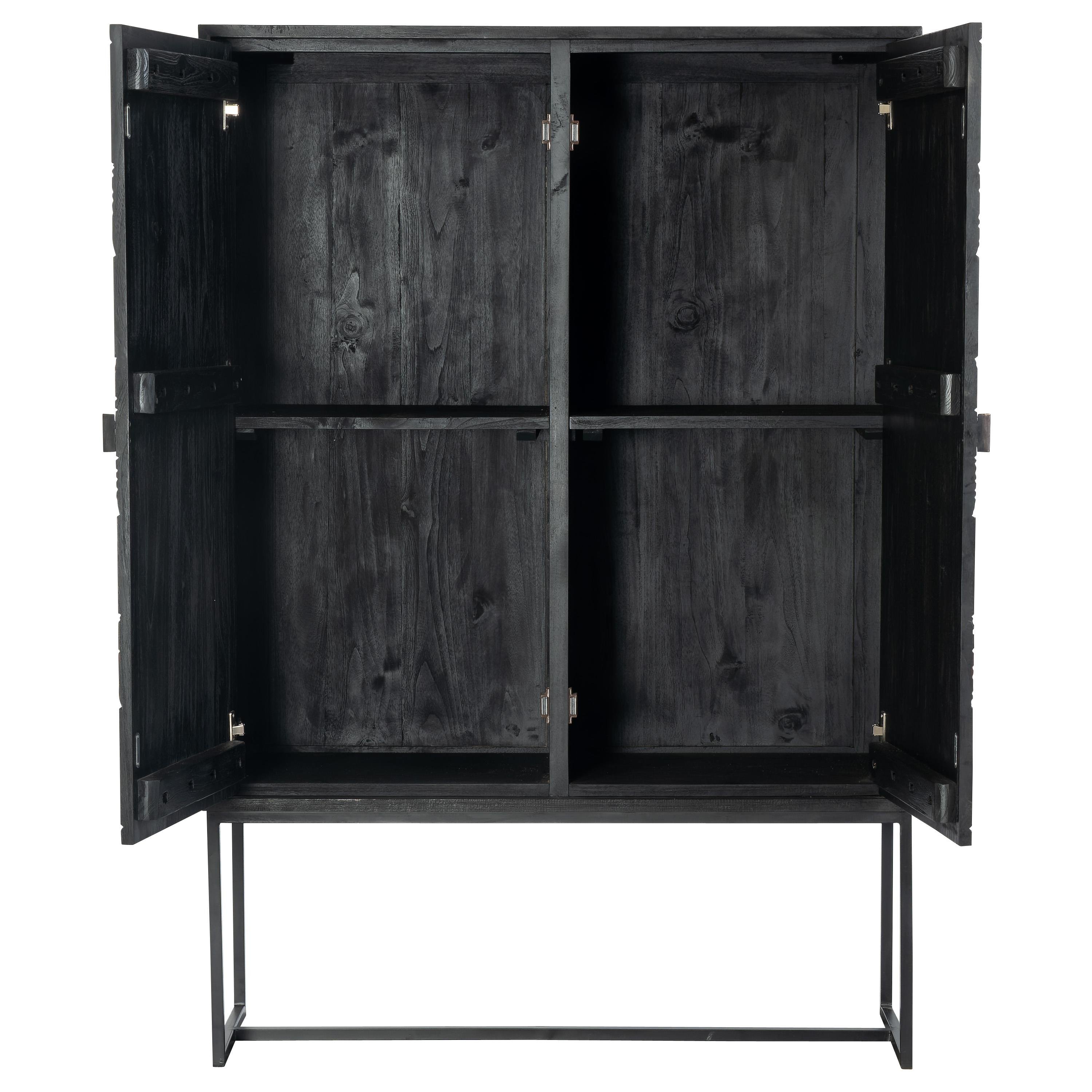 Dekoratif Dolap Ahşap Oymalı 2 kapılı 110 cm x 40 cm x 160 cm