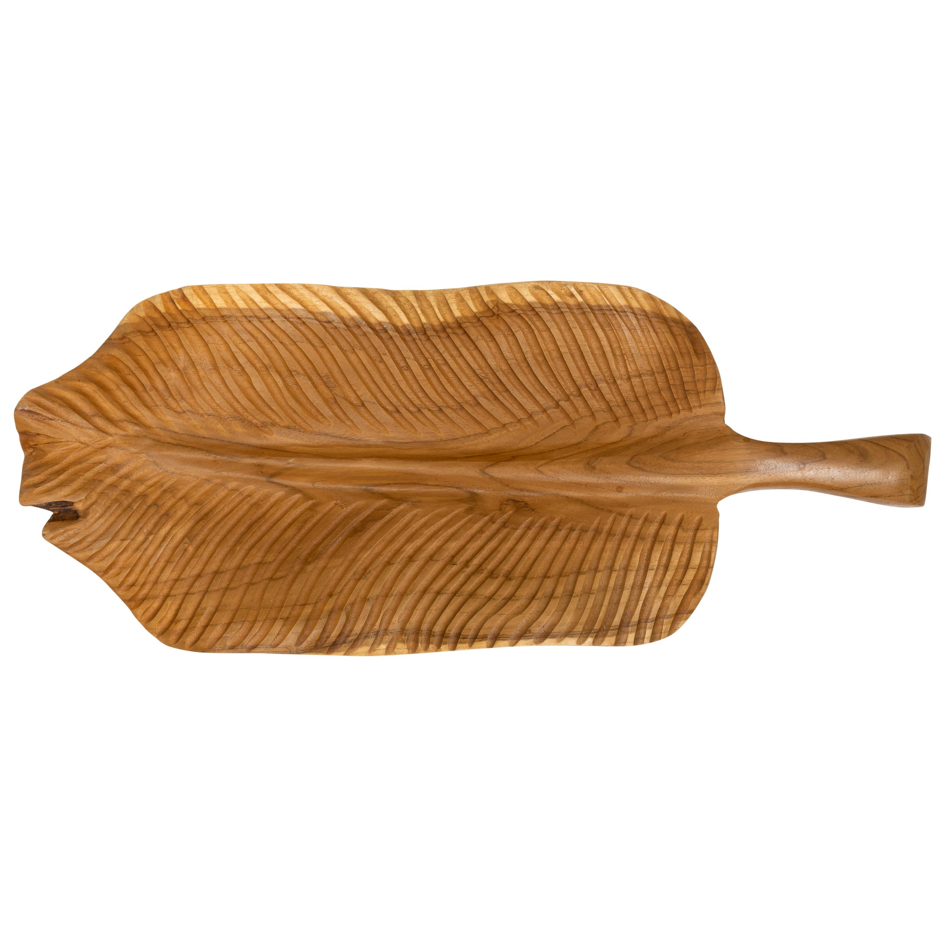Dekoratif Gondol Leaf Teak  65/63 cm x 28 cm x 10 cm