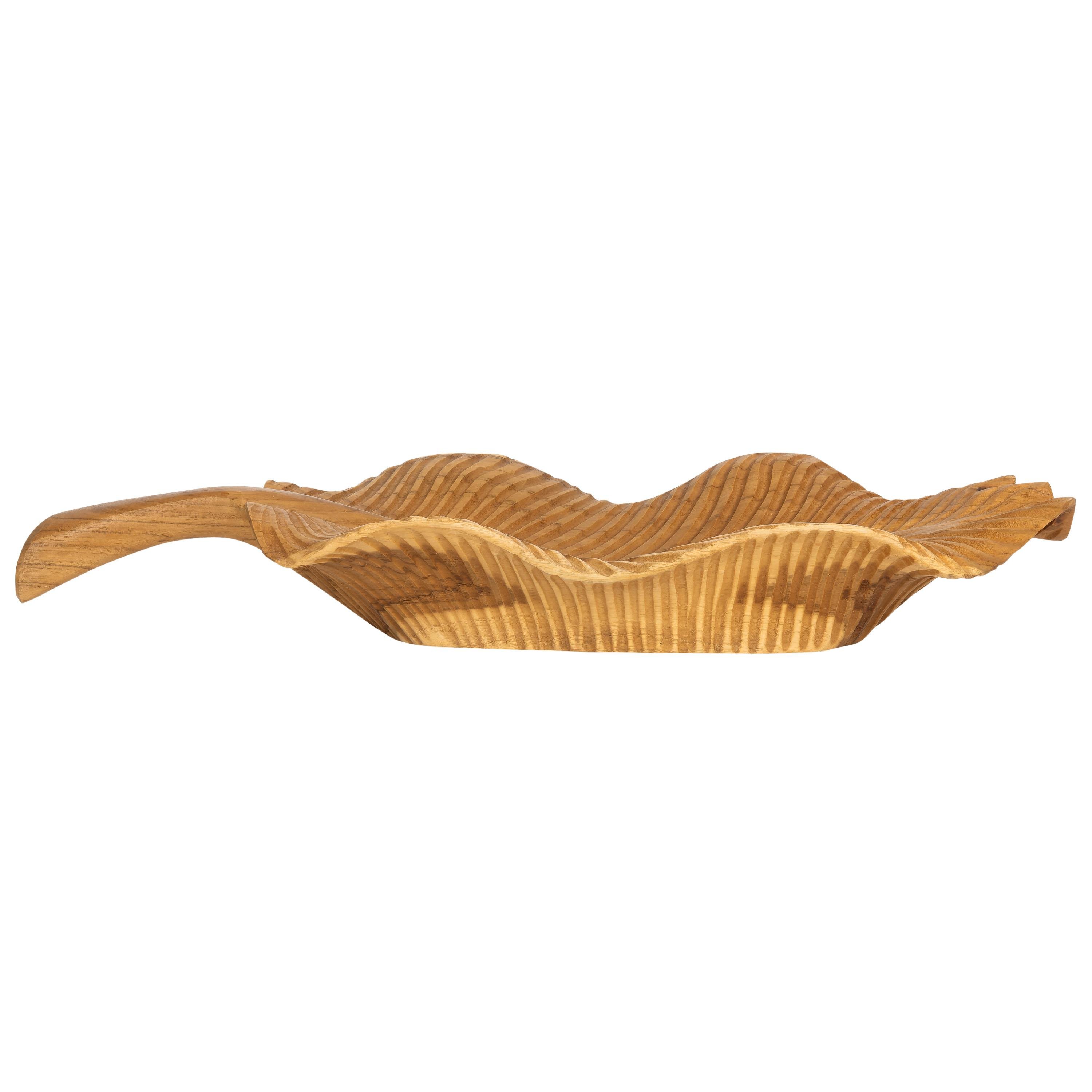 Dekoratif Gondol Leaf Teak  65/63 cm x 28 cm x 10 cm