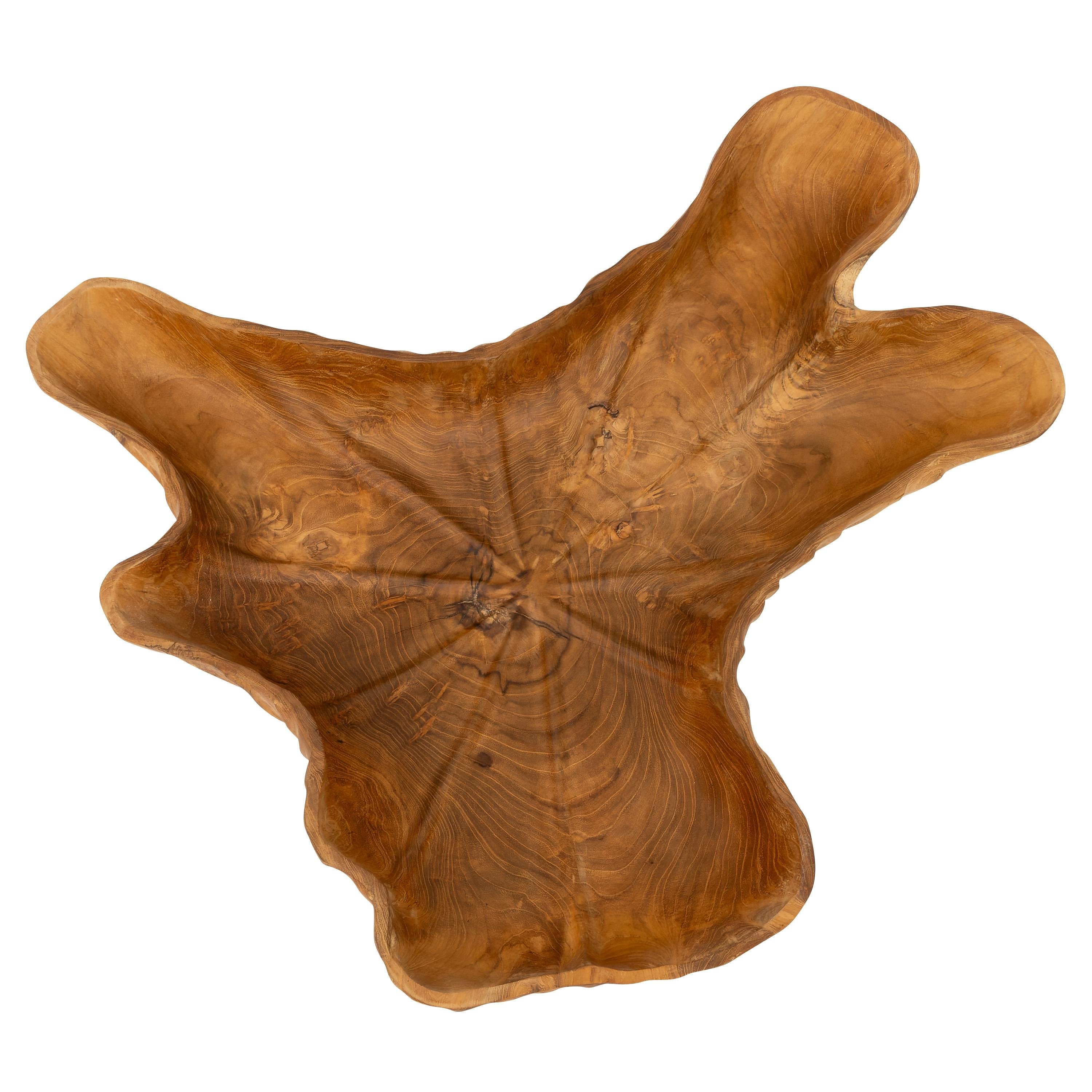 Dekoratif Gondol Lotus Teak 50 cm x 60 cm x 10 cm