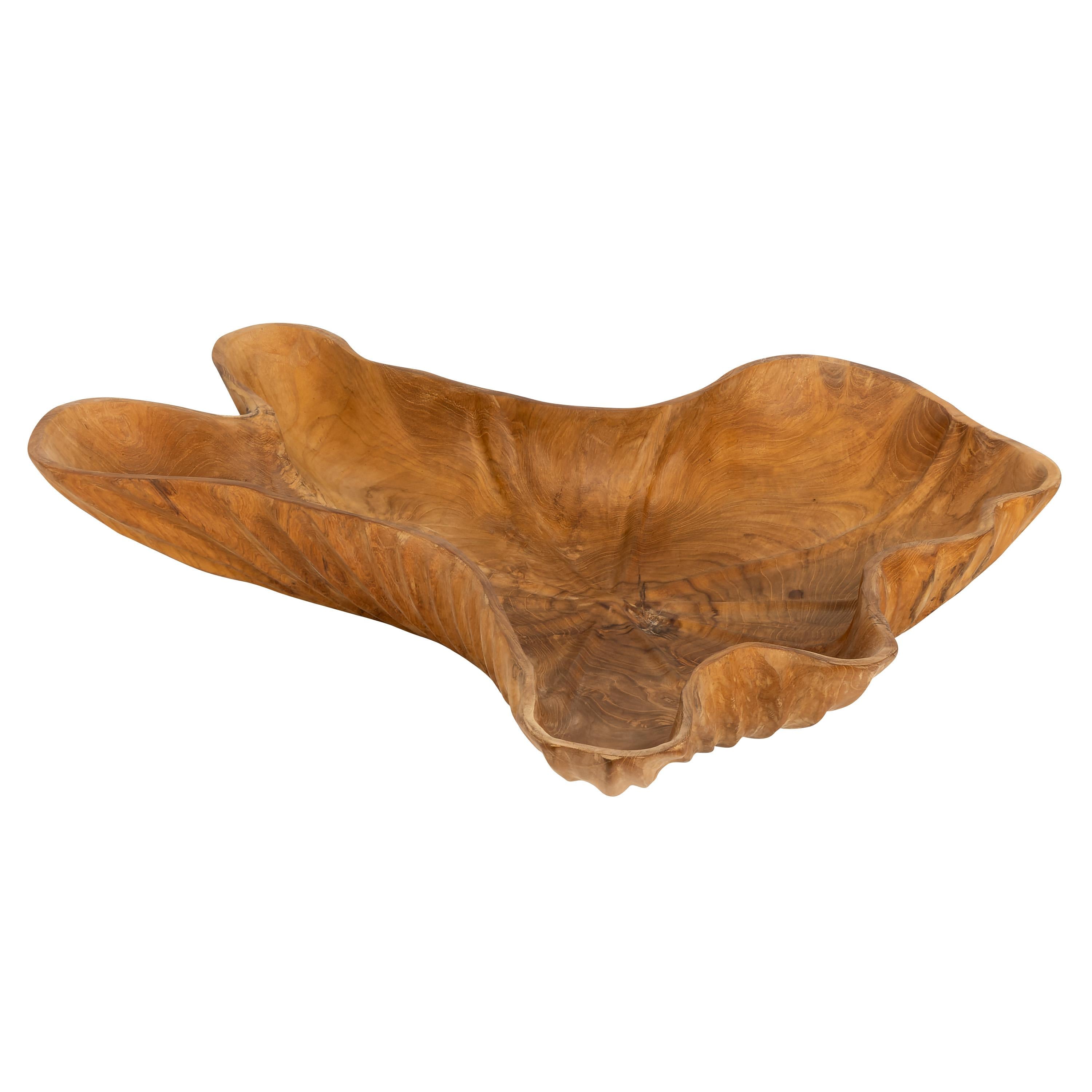 Dekoratif Gondol Lotus Teak 50 cm x 60 cm x 10 cm