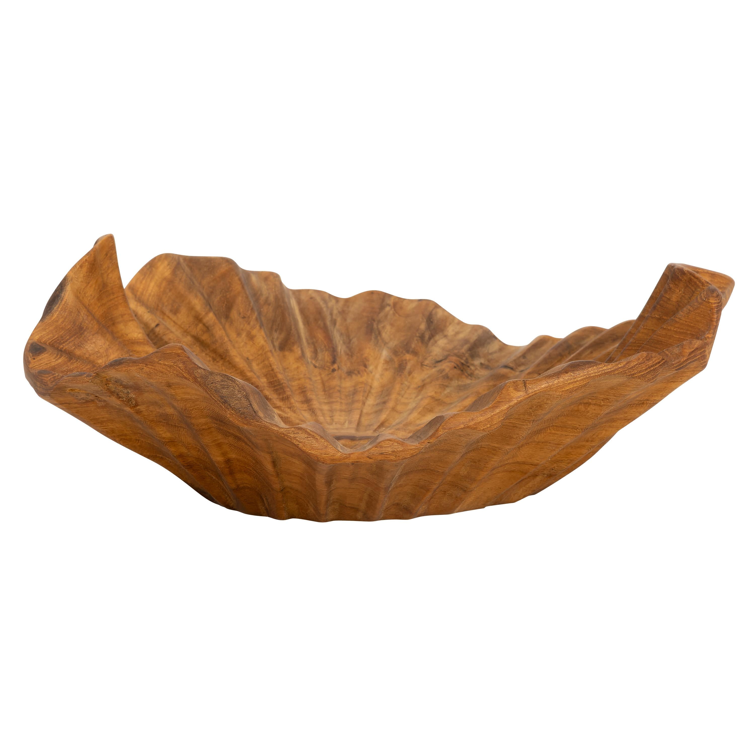 Dekoratif Gondol Lotus Teak D.20 cm