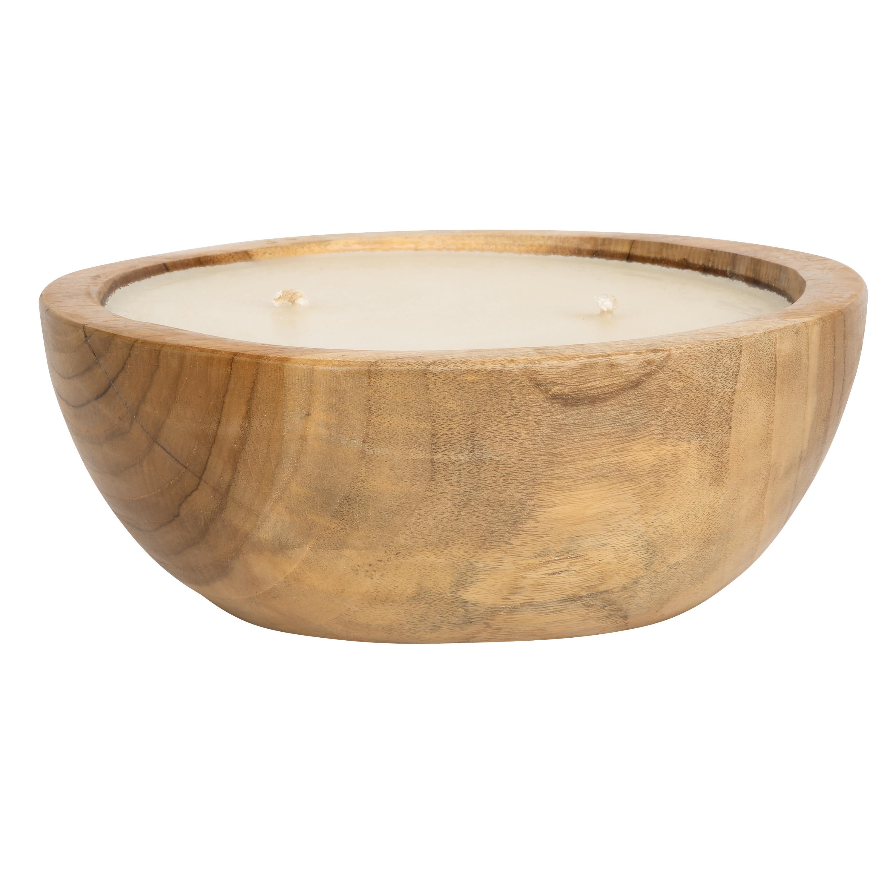 Dekoratif Mum Teak Kase Formu 26 cm x 26 cm x 10 cm