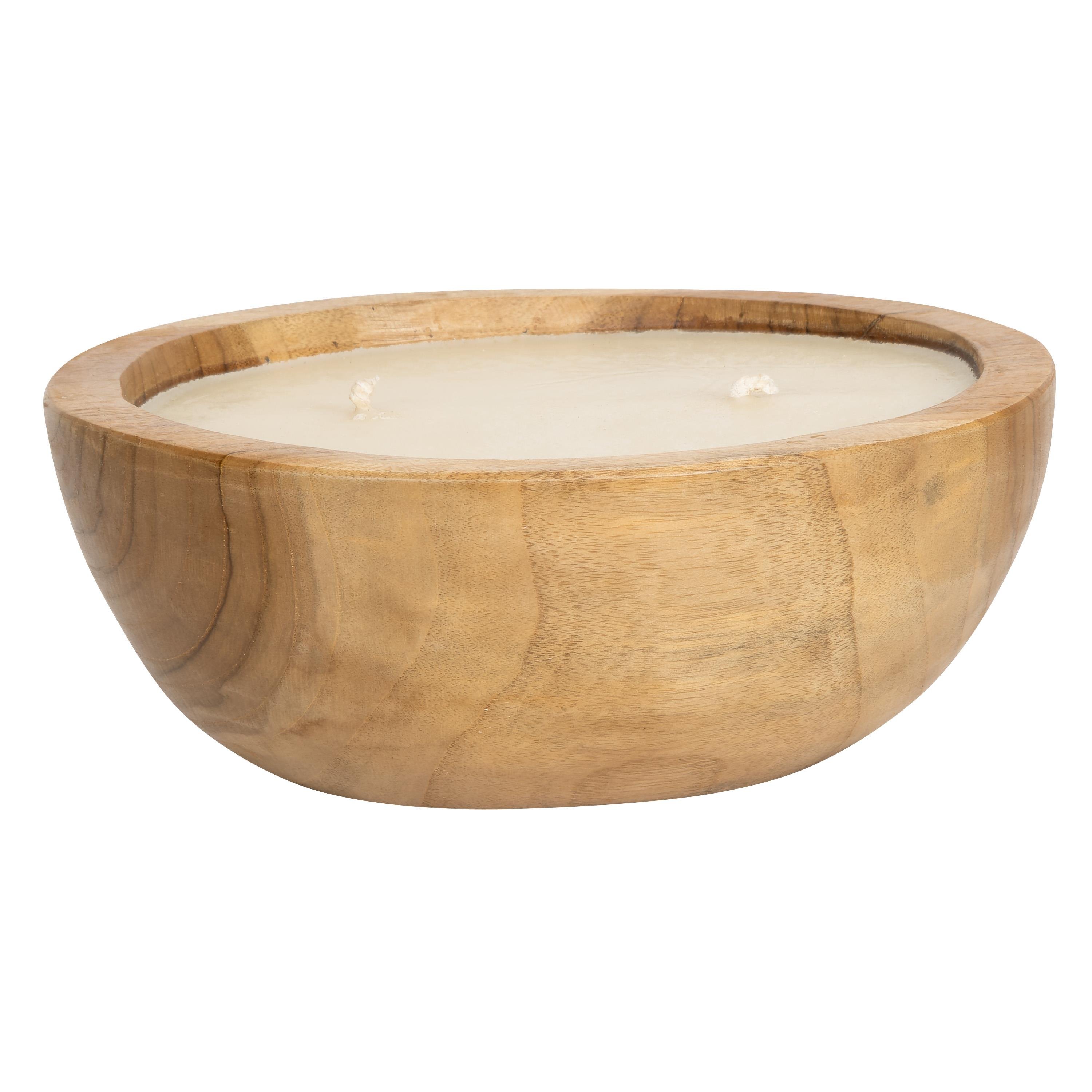 Dekoratif Mum Teak Kase Formu 26 cm x 26 cm x 10 cm