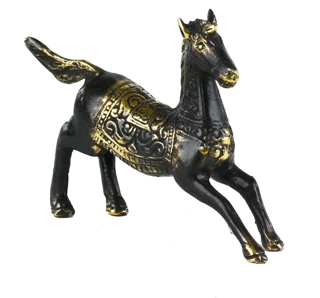 Dekoratif Prinç At Eskitme Yeşil Gold
