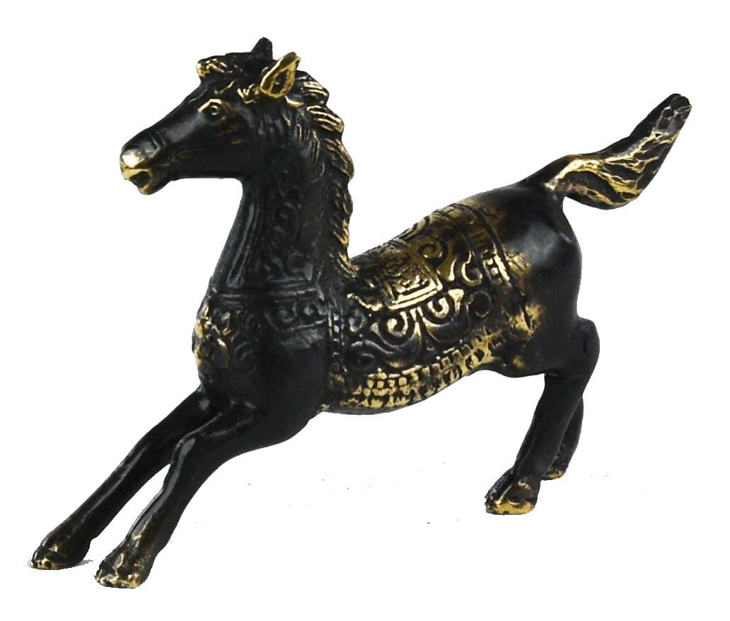 Dekoratif Prinç At Eskitme Yeşil Gold