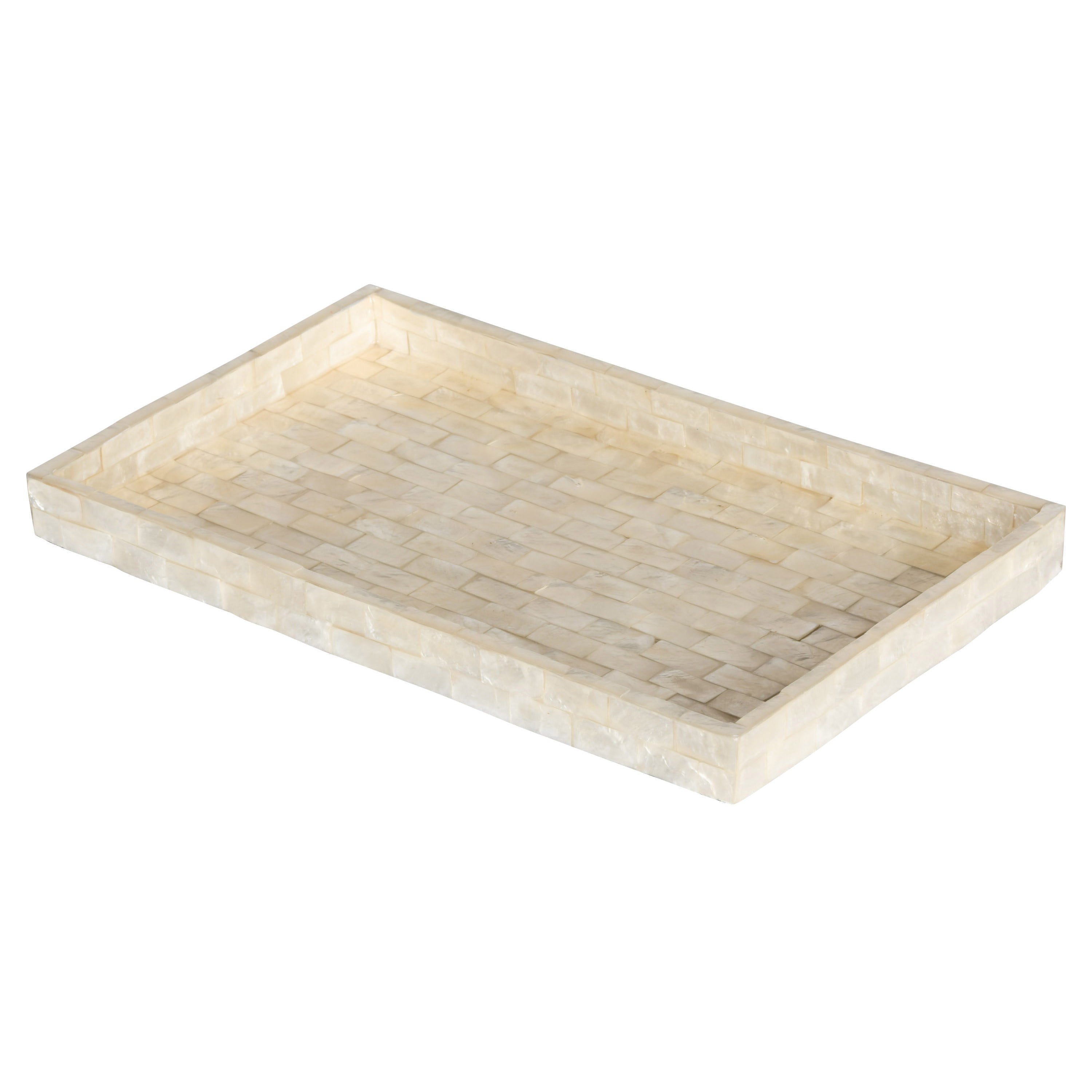 Dekoratif Sedefli Tepsi Ölçü: 30 x 18 cm