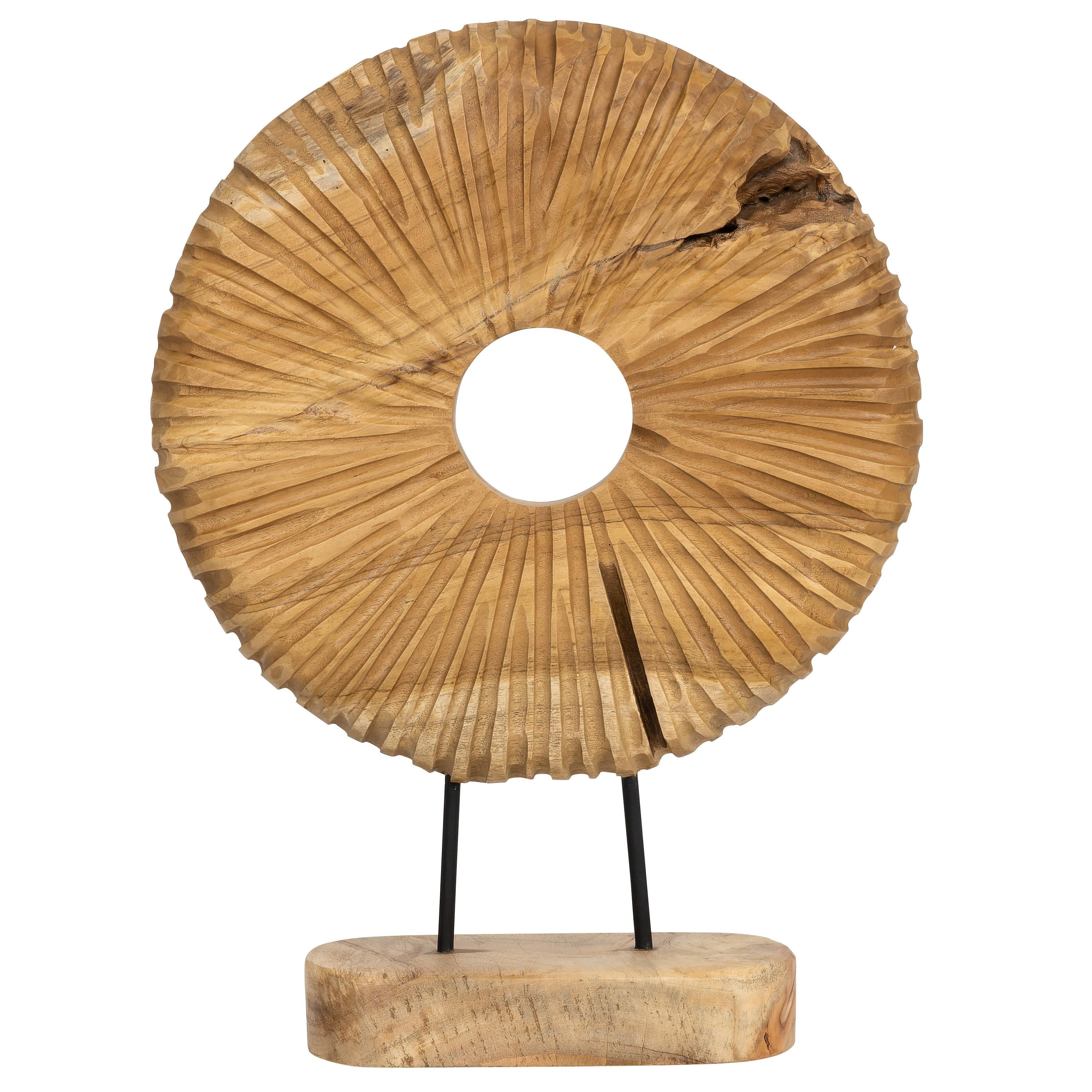 Dekoratif Standlı Aksesuar Teak 35 cm x 12 cm x 45 cm