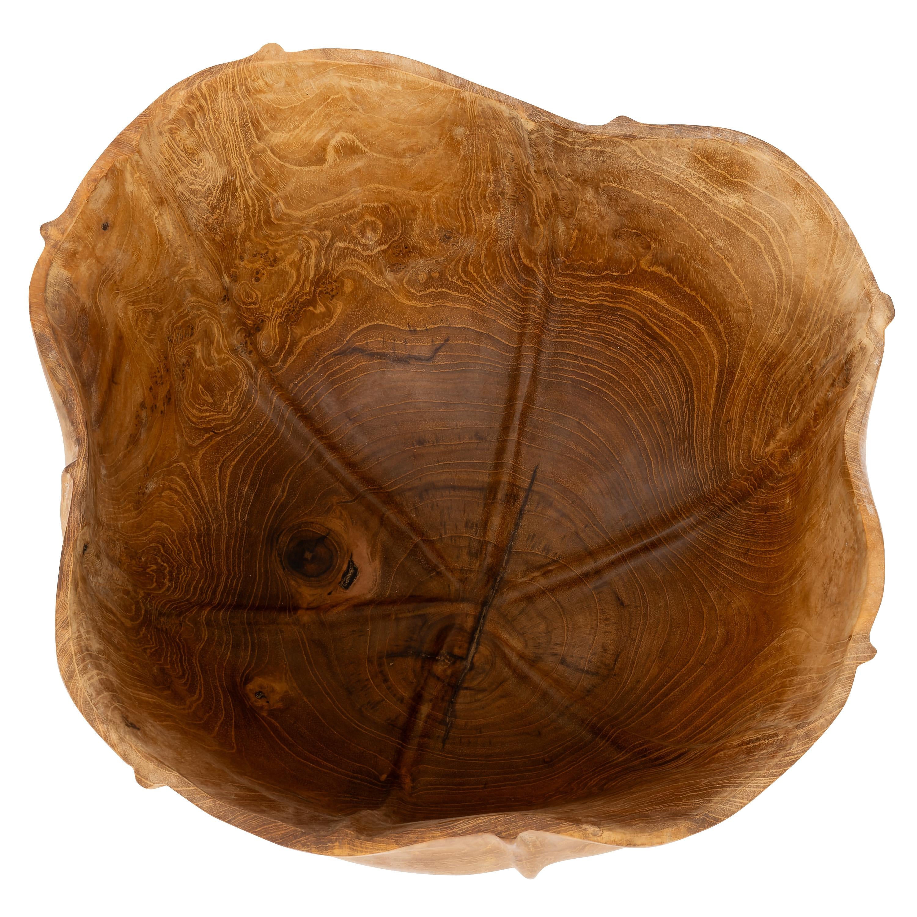 Gondol Teak Naturel D.30 cm  H.20 cm