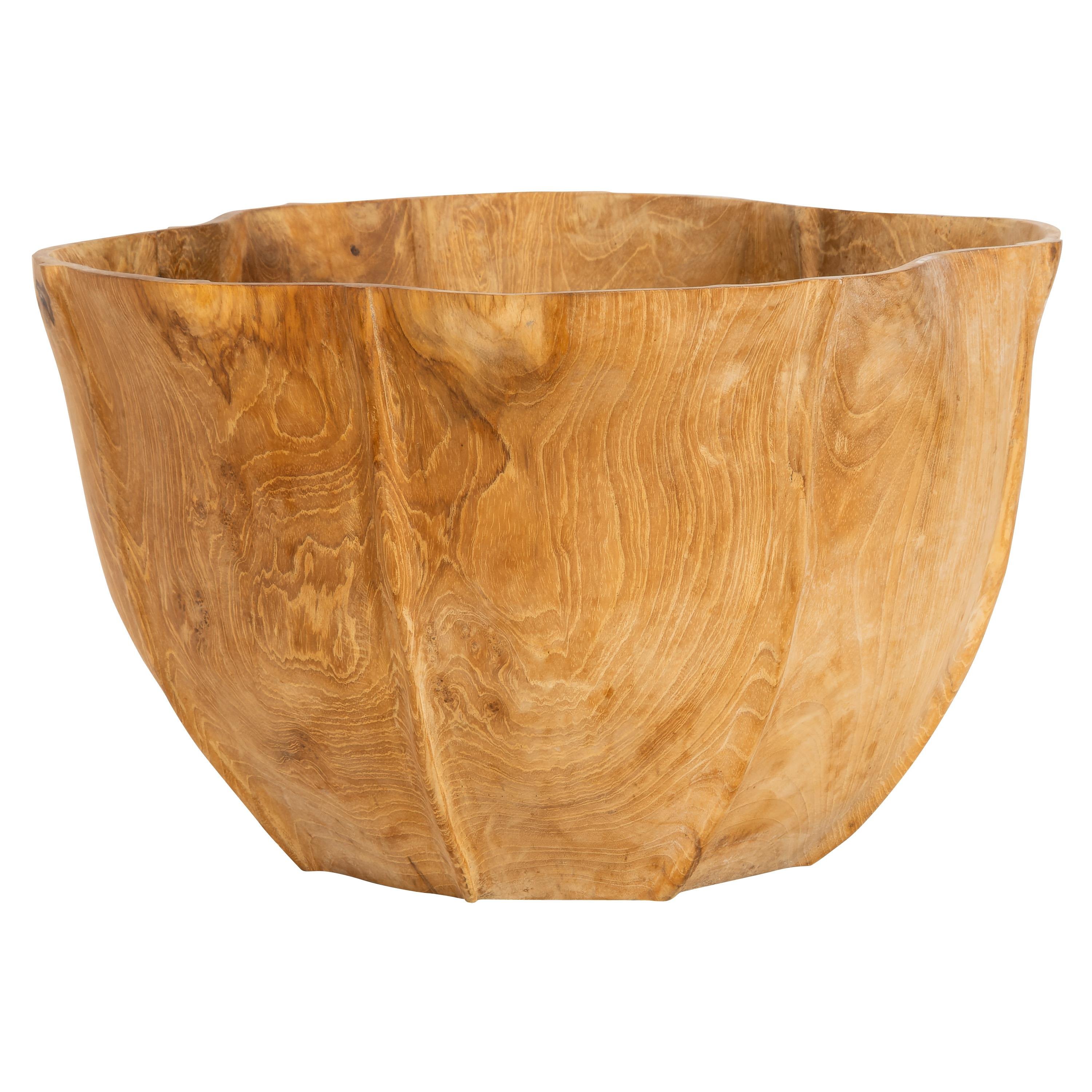 Gondol Teak Naturel D.30 cm  H.20 cm