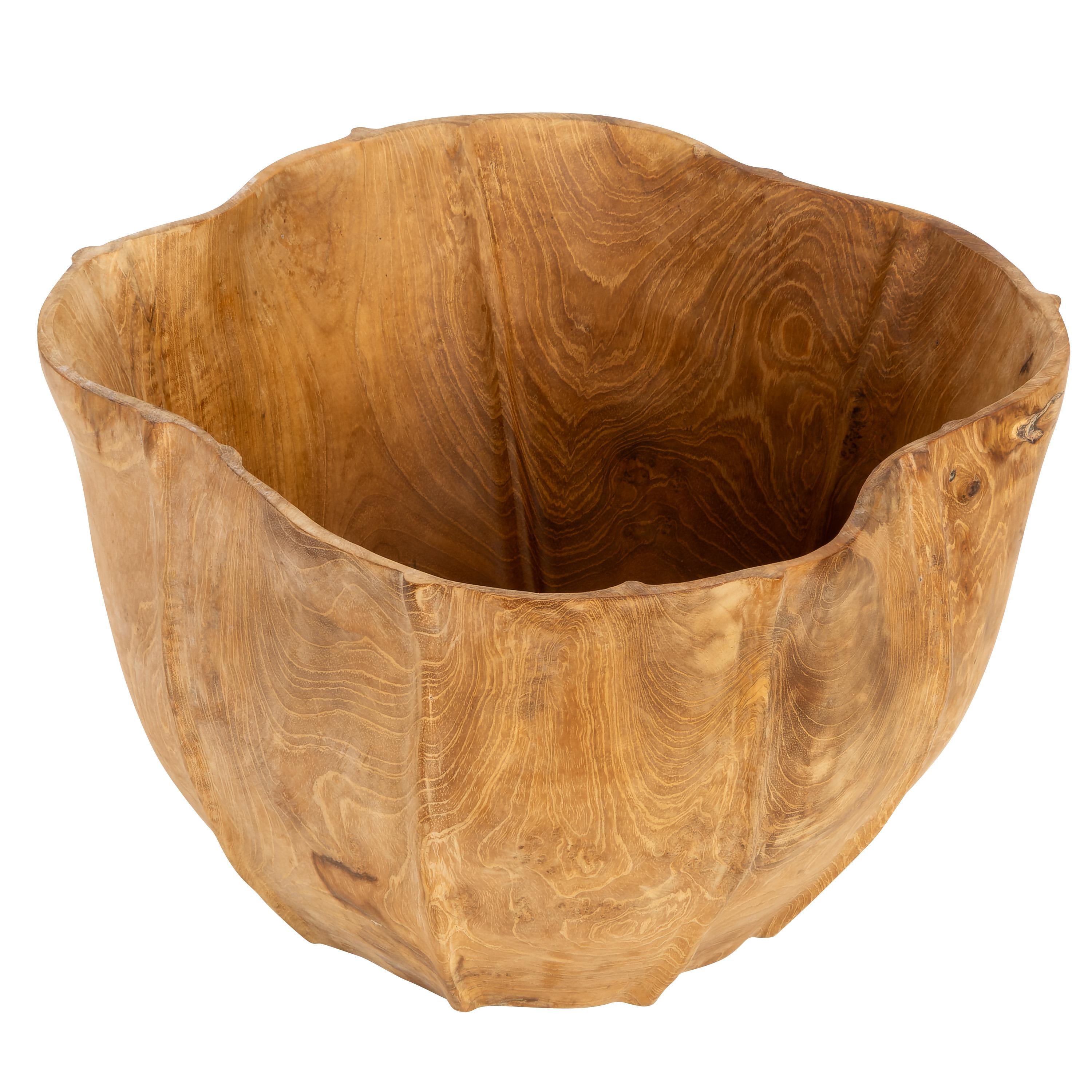 Gondol Teak Naturel D.30 cm  H.20 cm