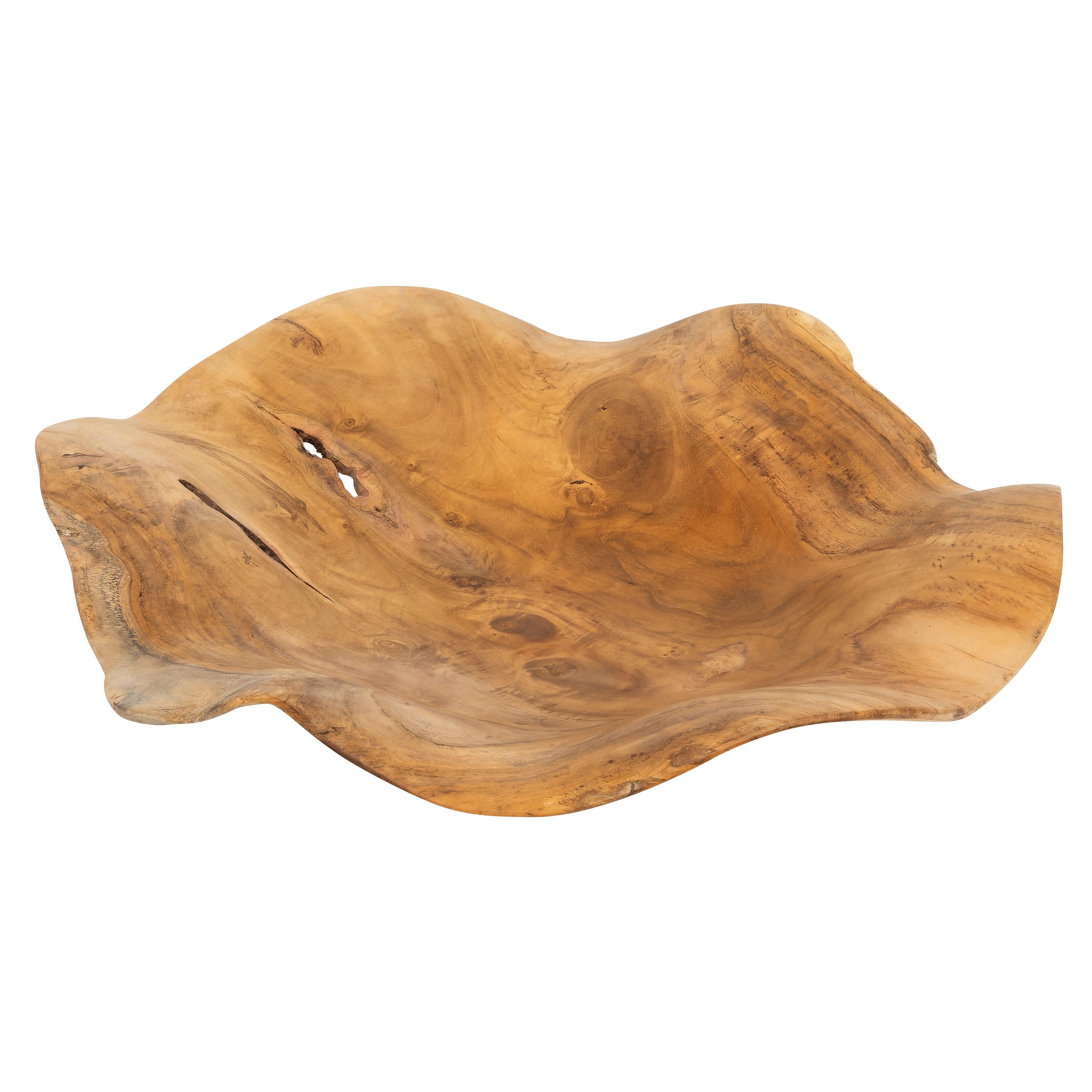 Gondol Teak Naturel Wave D.30 cm  H.20 cm