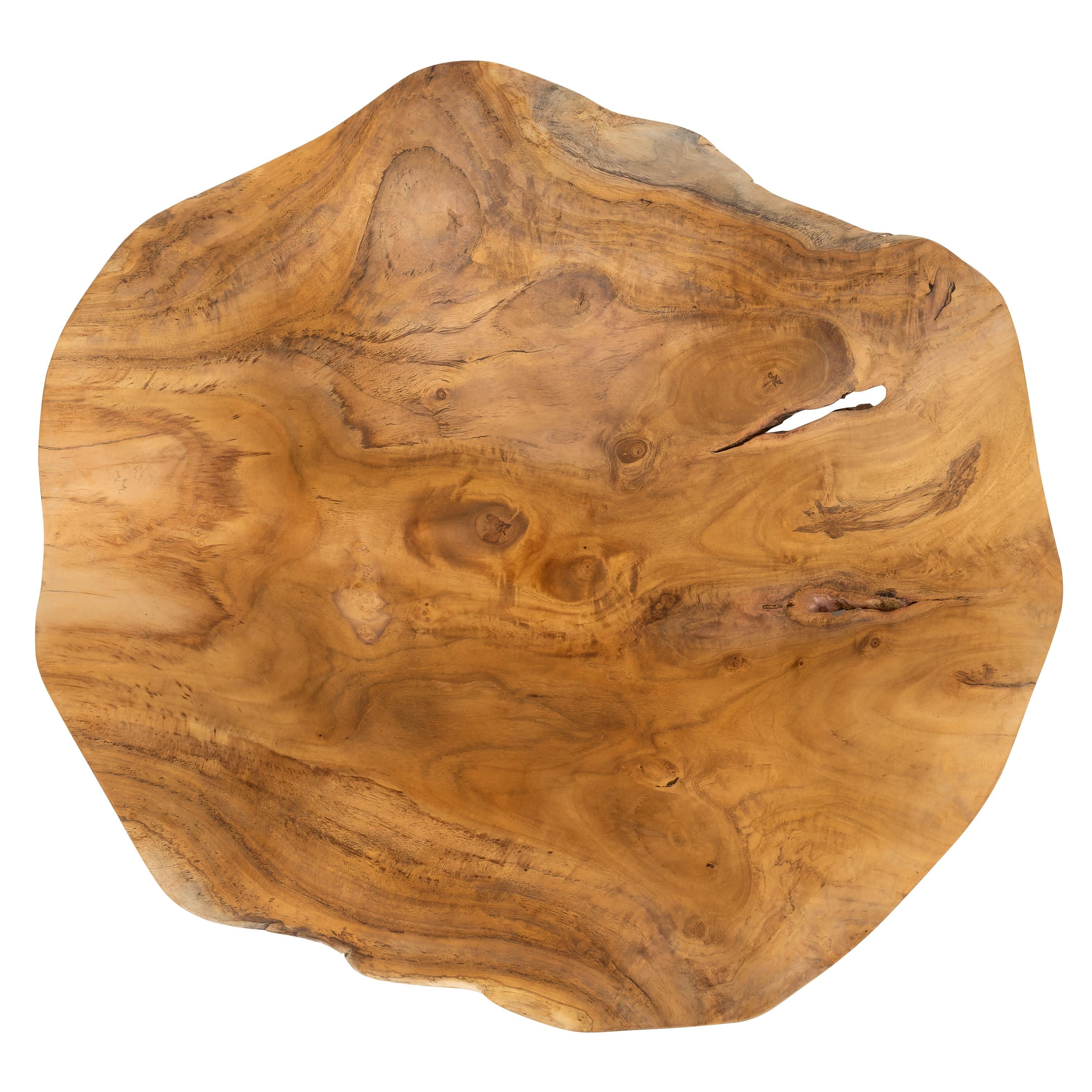 Gondol Teak Naturel Wave D.30 cm  H.20 cm