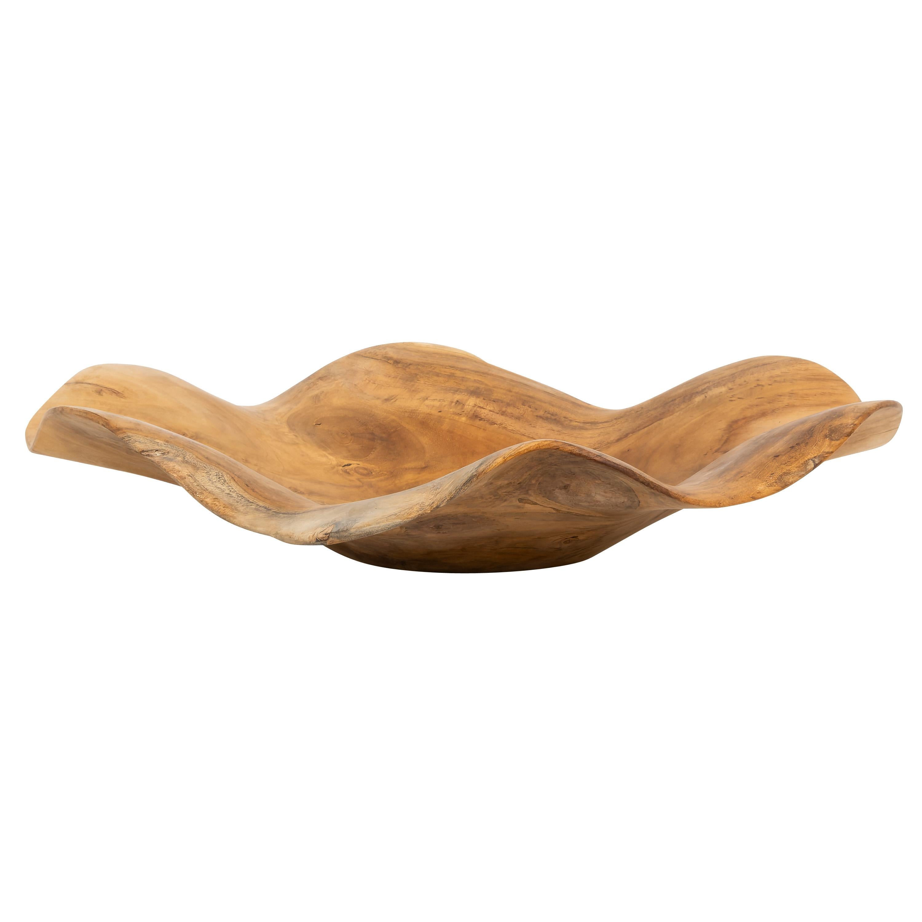 Gondol Teak Naturel Wave D.30 cm  H.20 cm