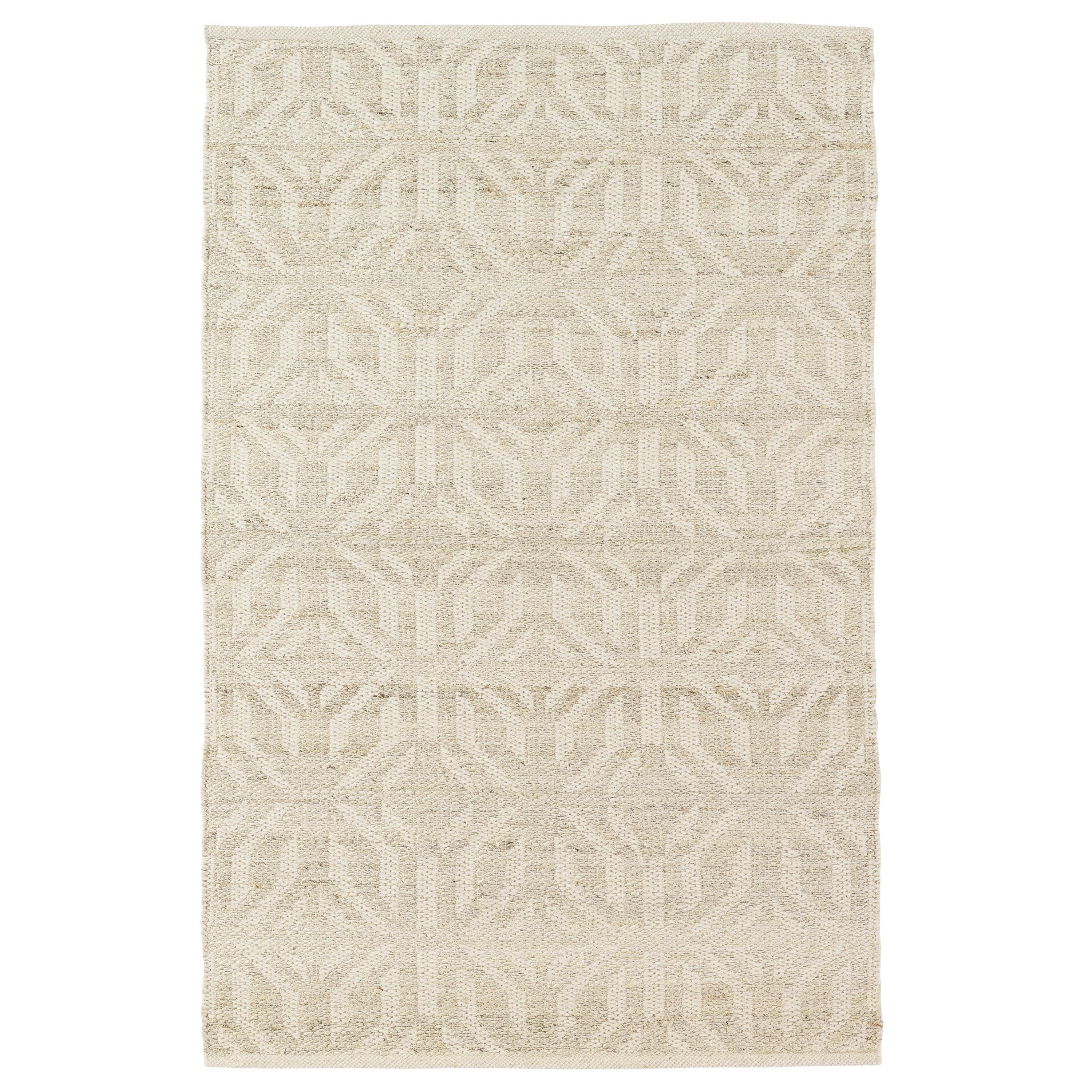 Halı Luna Jakarlı Dokuma Yün + Jüt  120 cm x 180 cm