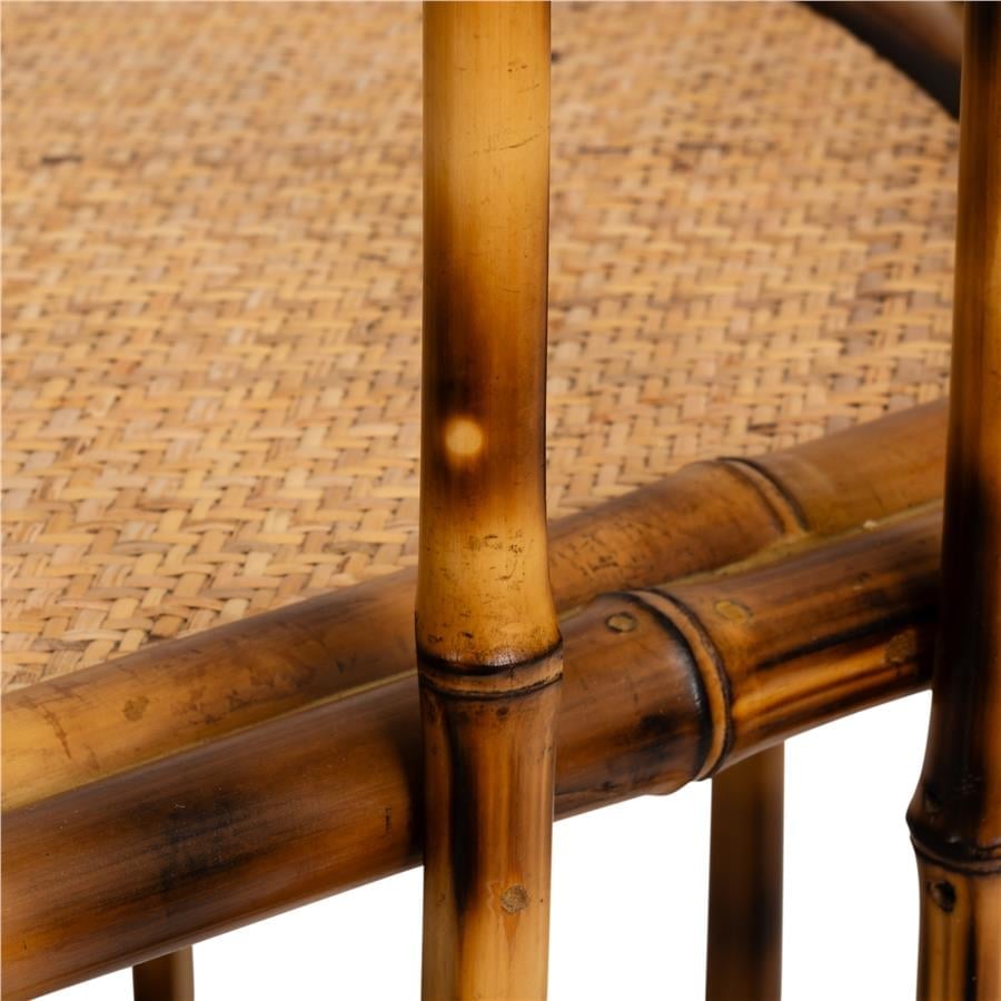 Koltuk Bambu Naturel Rattan L