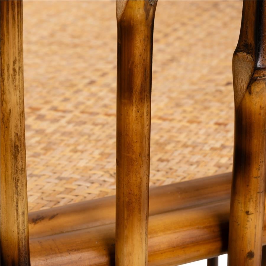 Koltuk Bambu Naturel Rattan M