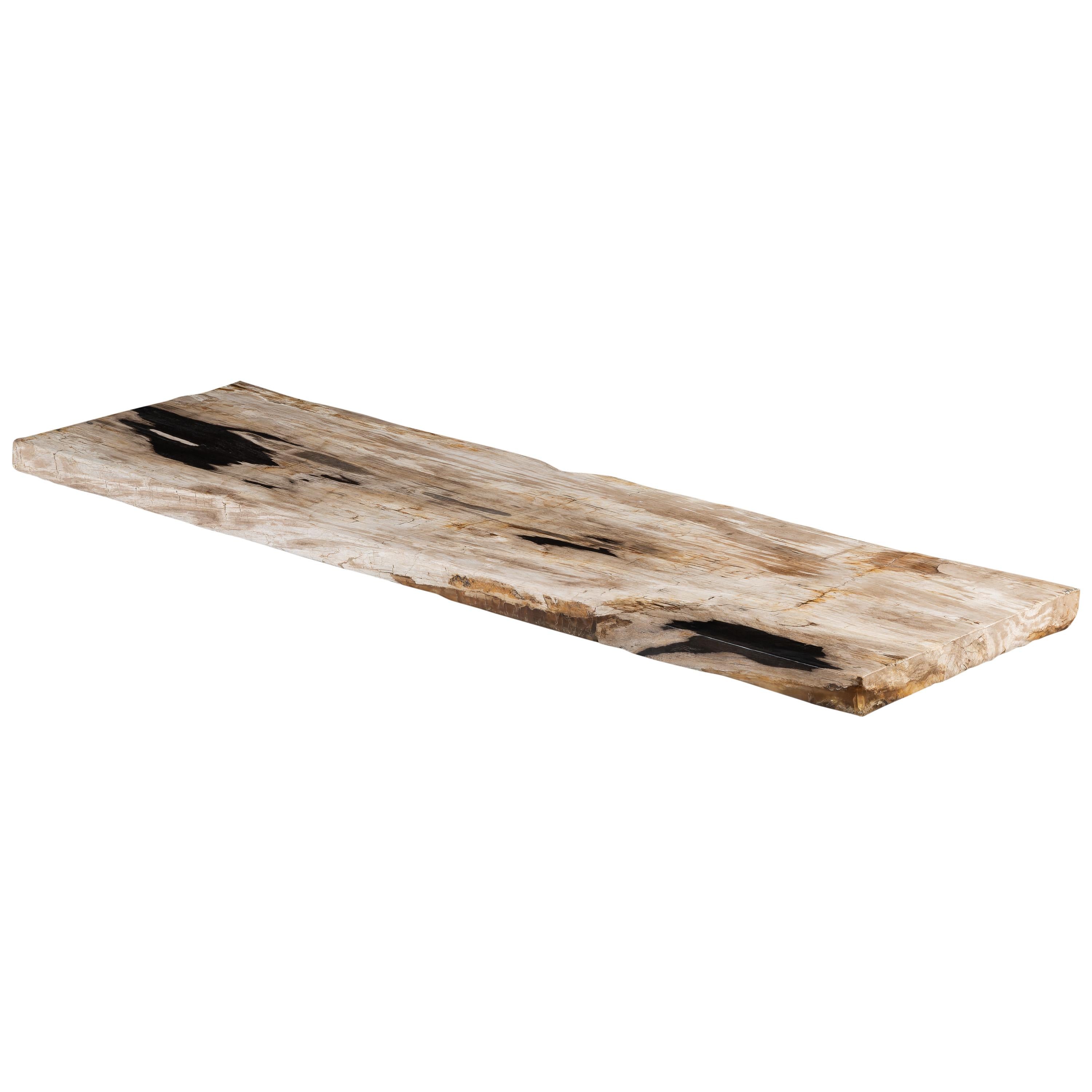 Konsol Fosil Ağaç  -160cm x 45cm x 5cm