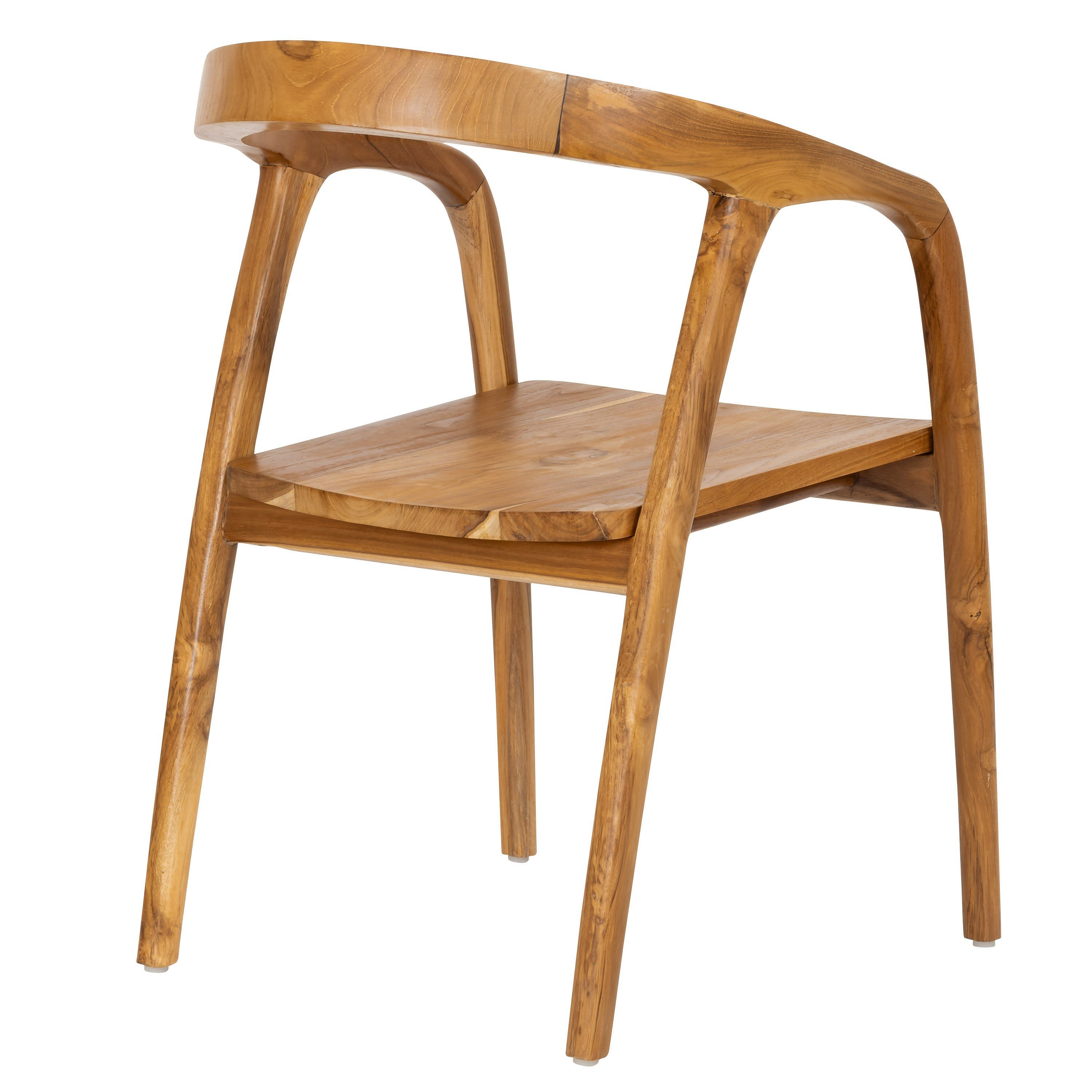 Masif Teak Kolçaklı Sandalye