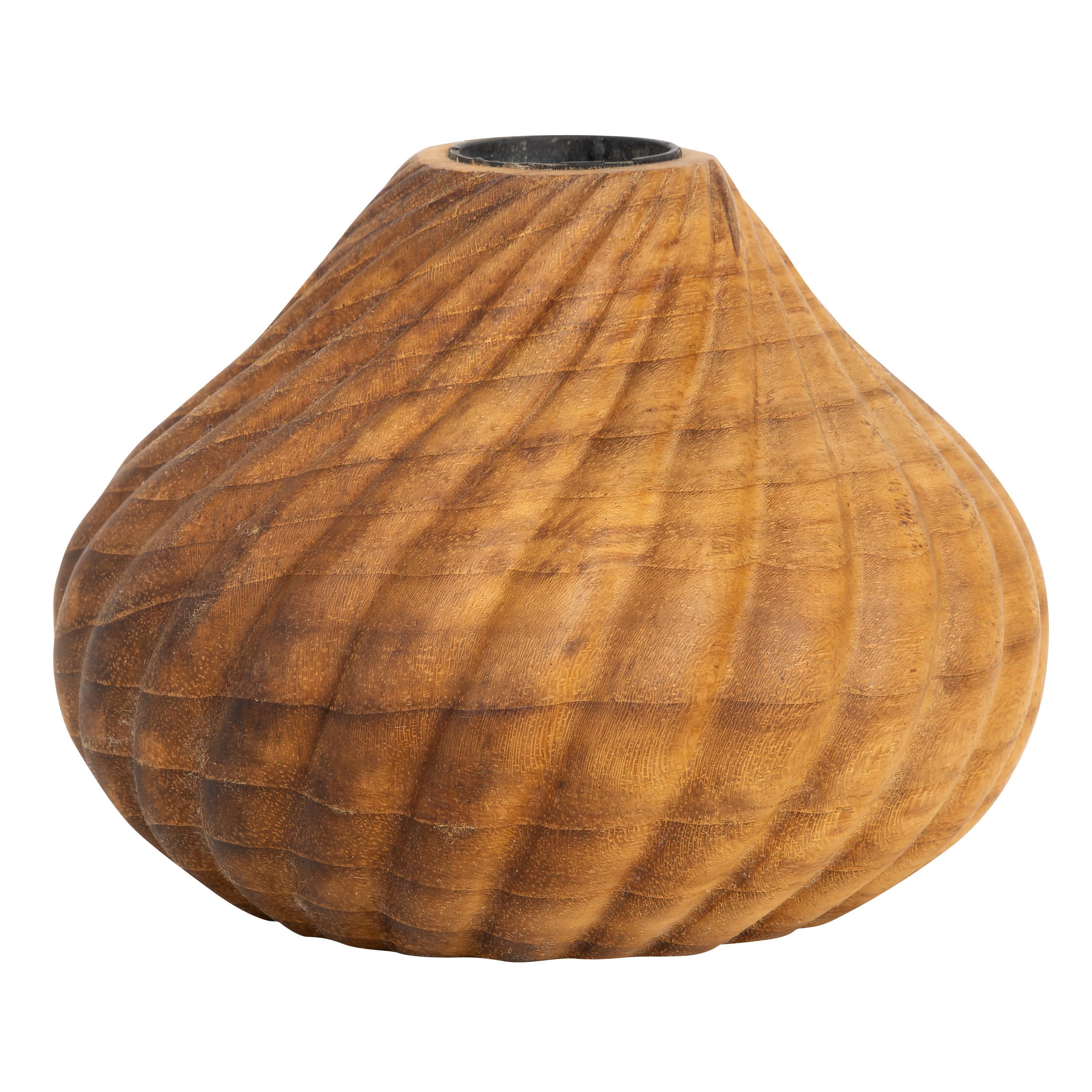 Mumluk Ahşap Oyma Teak 8 cm x 8 cm x 10 cm