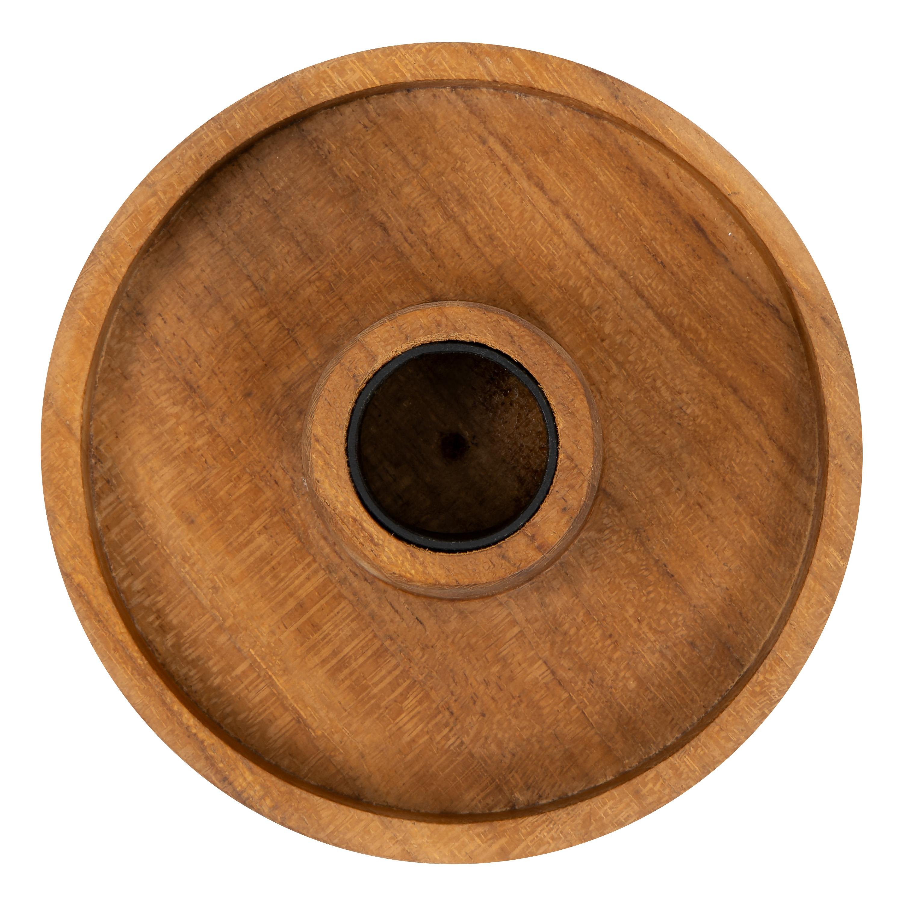 Mumluk  Teak Naturel  D.10 cm x H.6 cm