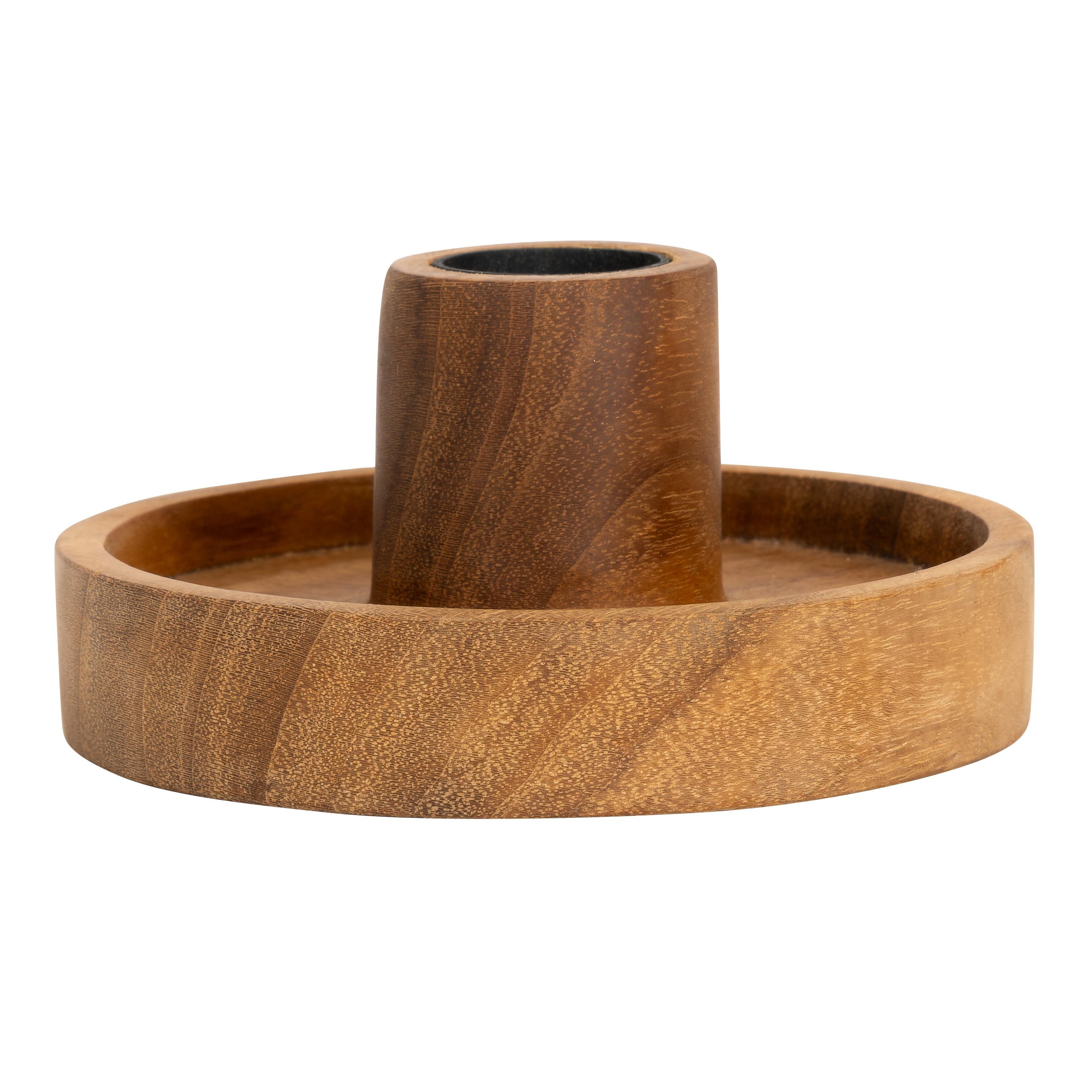 Mumluk  Teak Naturel  D.10 cm x H.6 cm