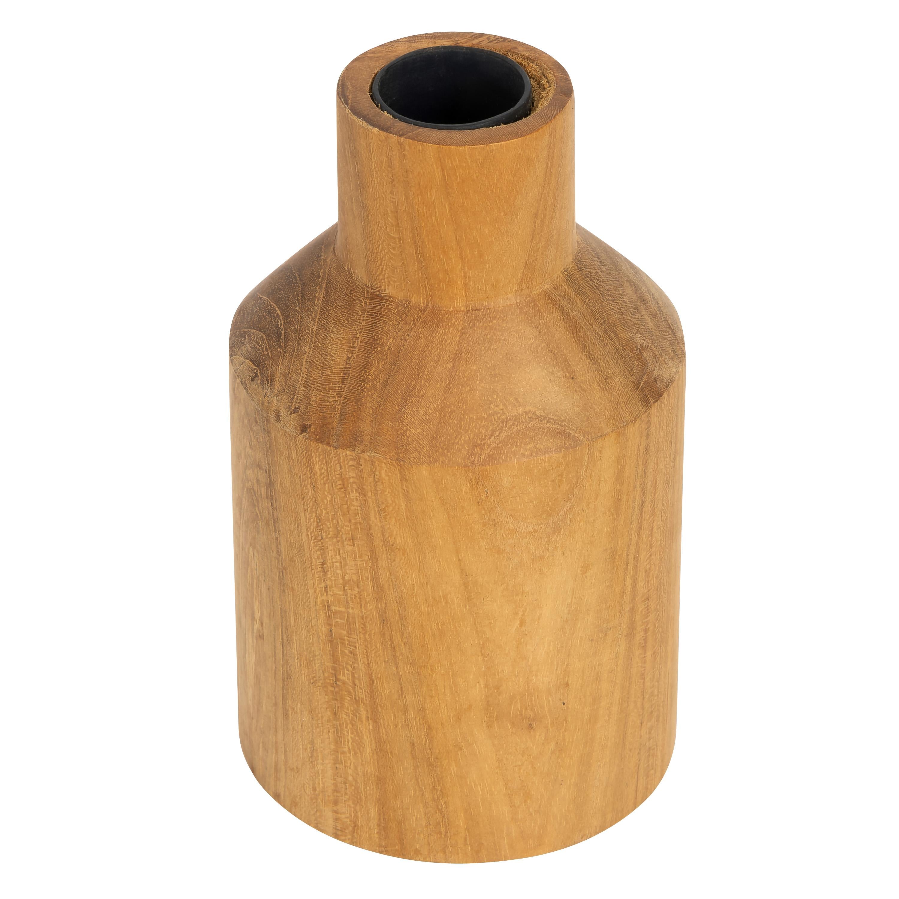 Mumluk  Teak Naturel  D.7 cm x H.9,5 cm