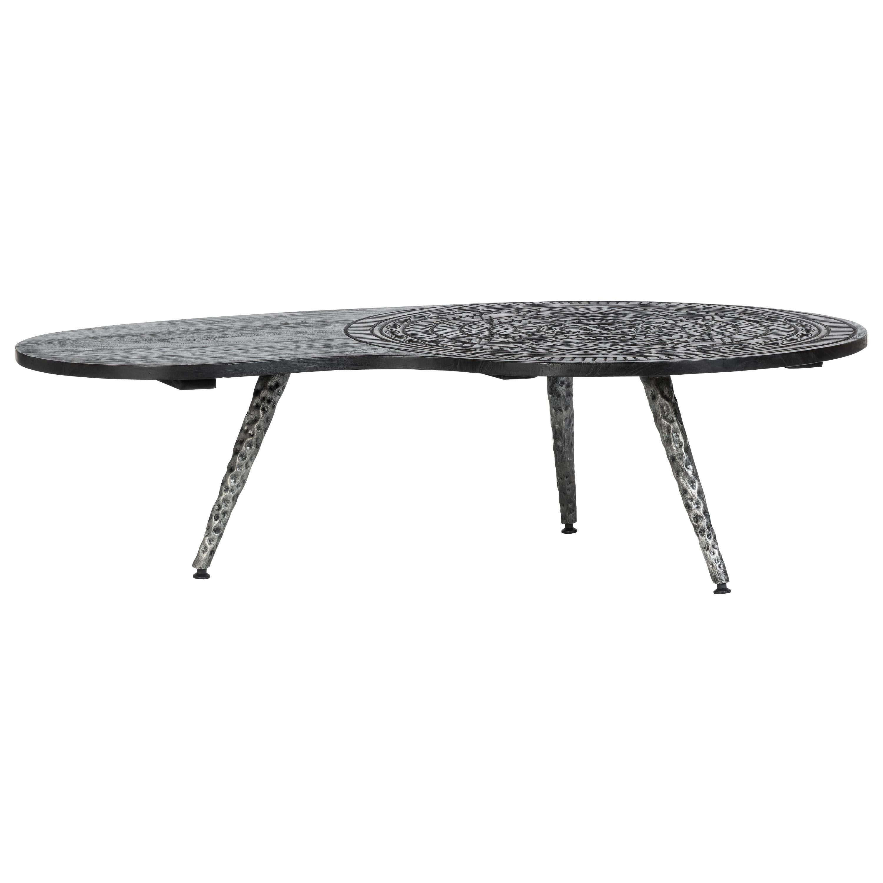 Orta Sehpa Ahşap Oymalı  120 cm x 75 cm x 34 cm