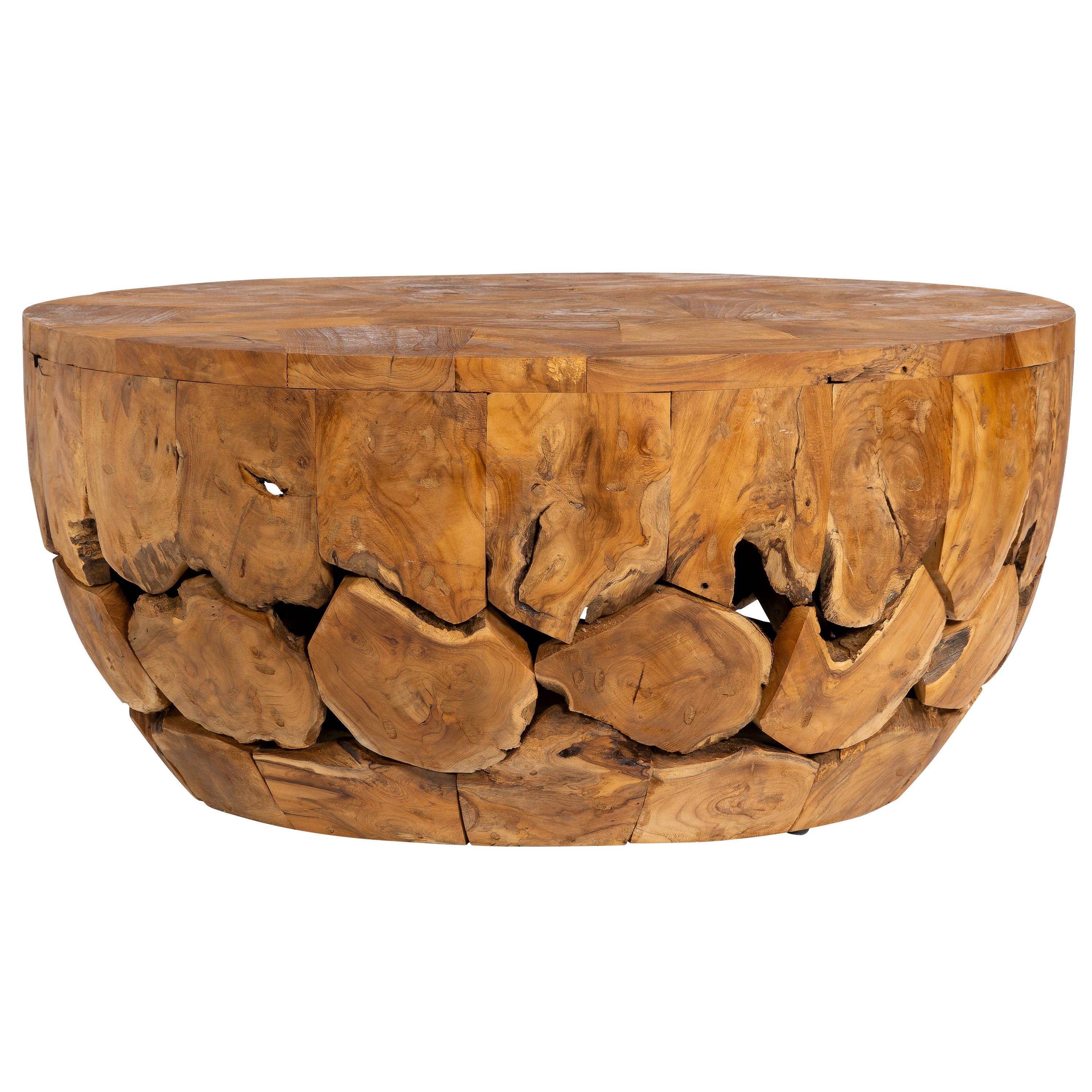 Orta Sehpa Yuvarlak Rustik 100cm x 45cm
