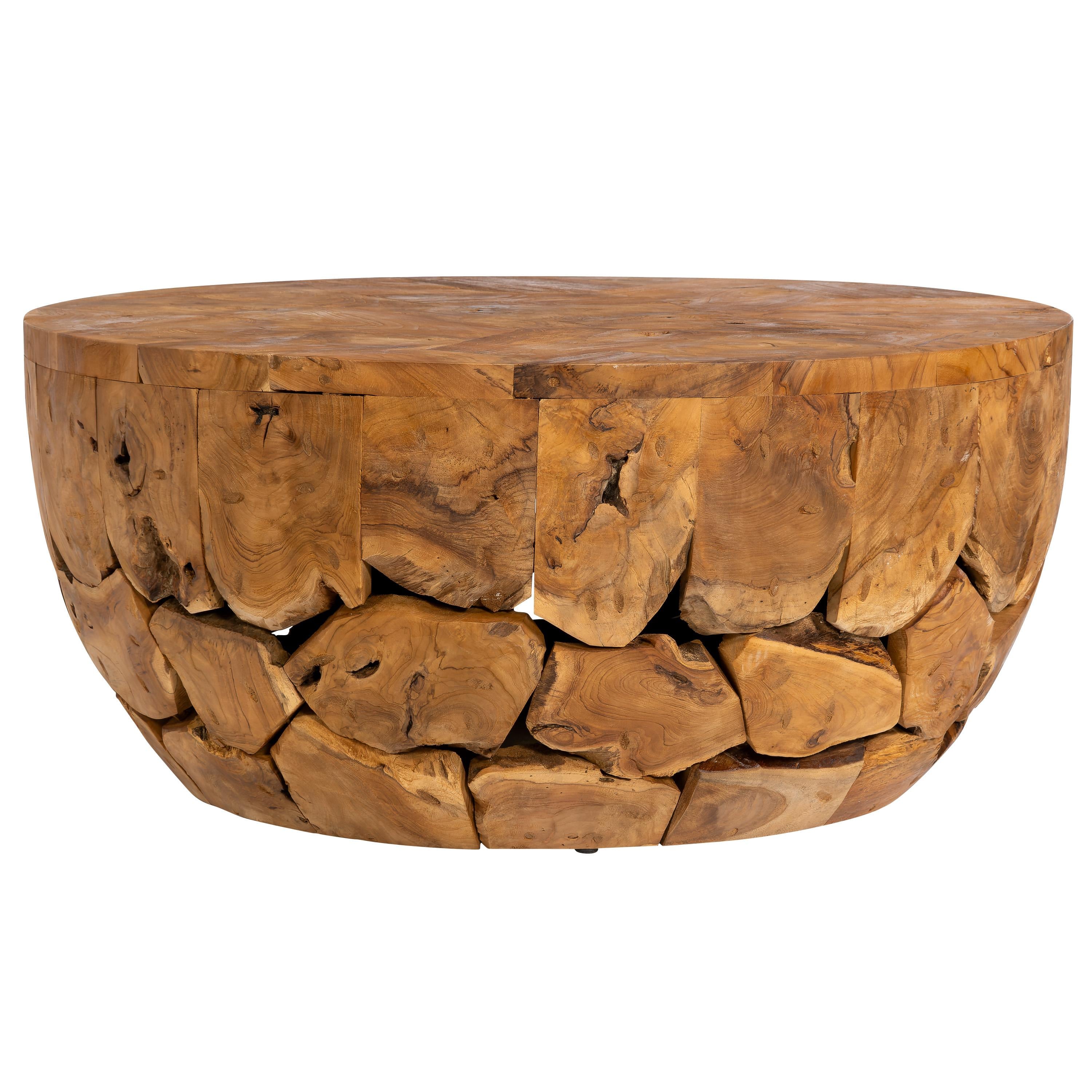 Orta Sehpa Yuvarlak Rustik 100cm x 45cm