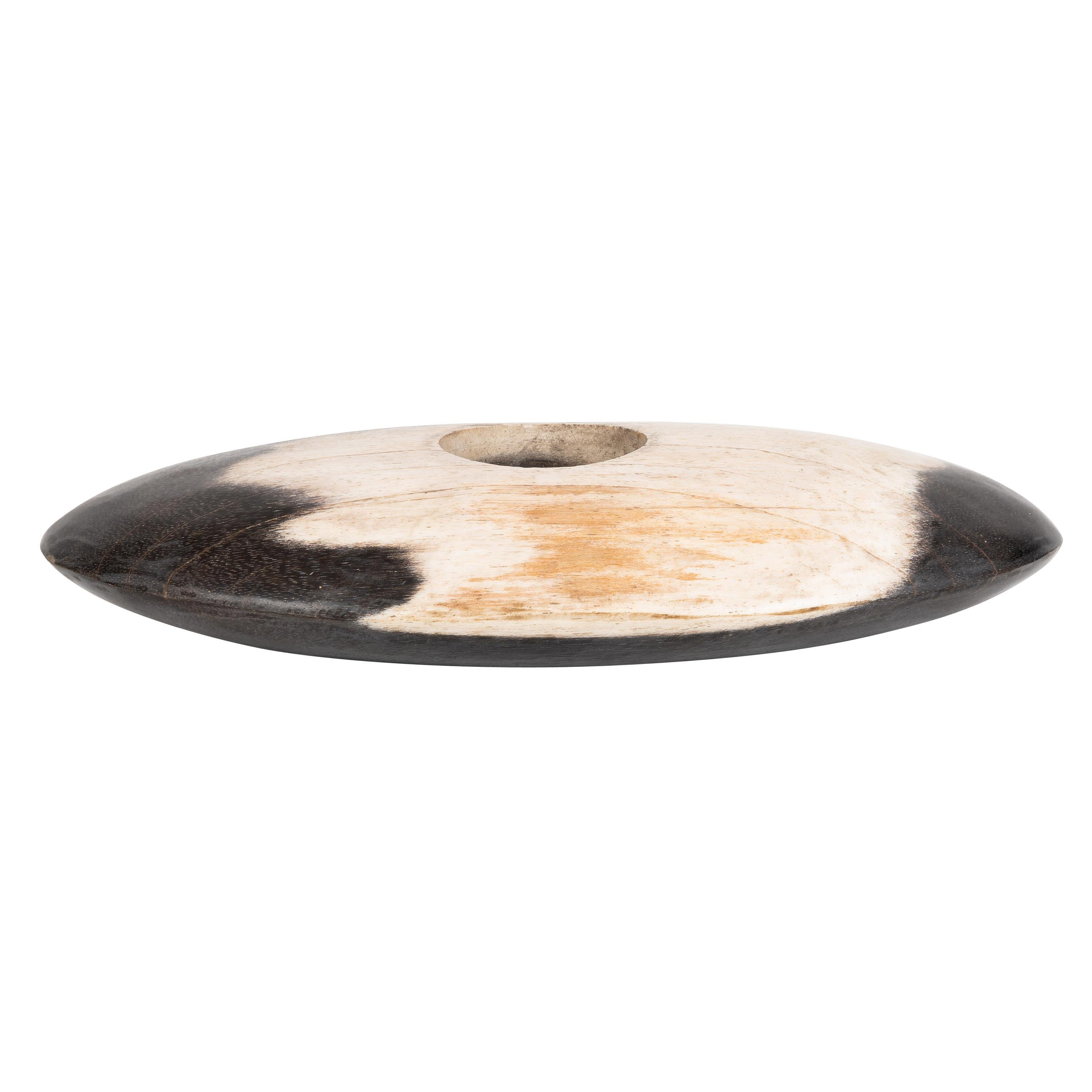 Oval Mumluk M Fosil Ağaç-21 cm x 12 cm x 3 cm