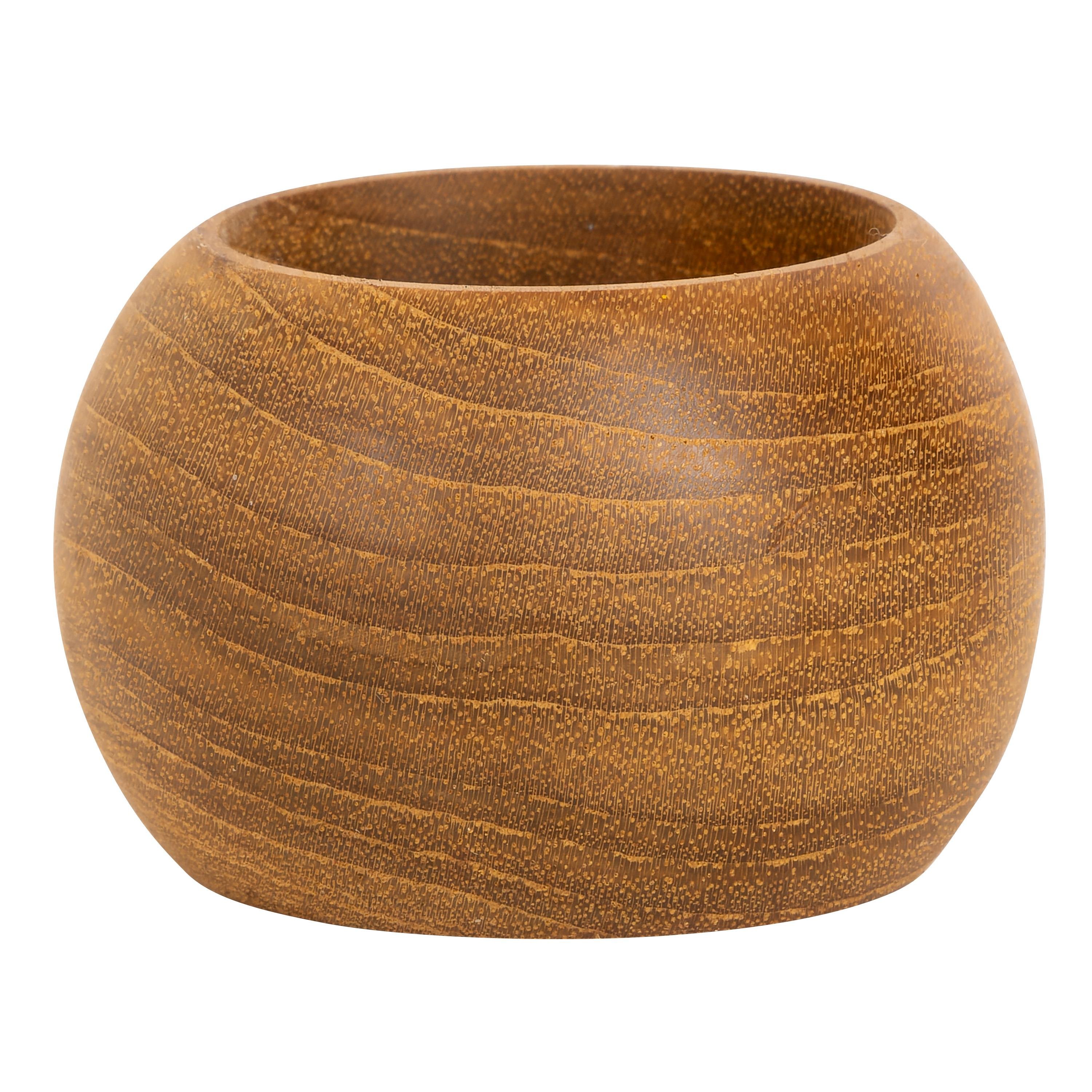 Peçete Halkası Teak Yuvarlak 6 lı Set
