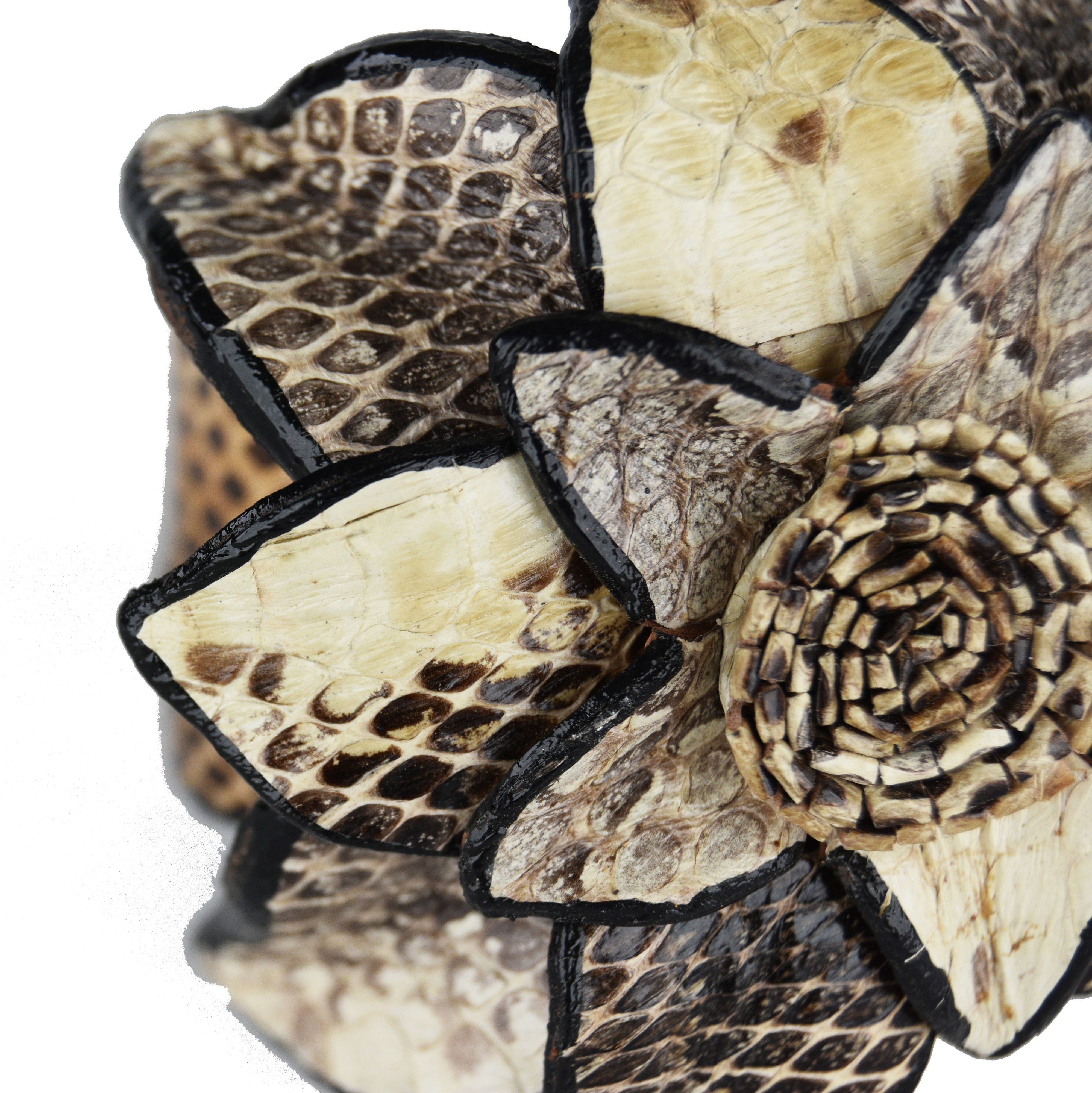 Piton Derisi Lotus Bileklik Naturel Krem