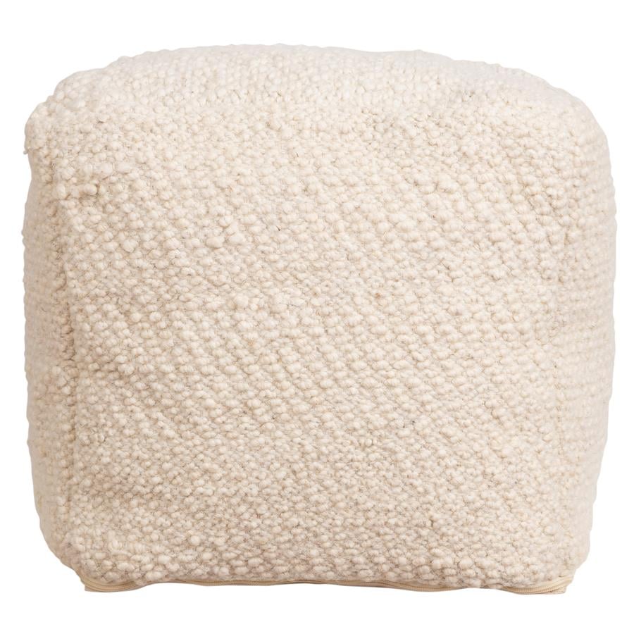Puf Kılıfı Fildişi 40 cm x 40 cm