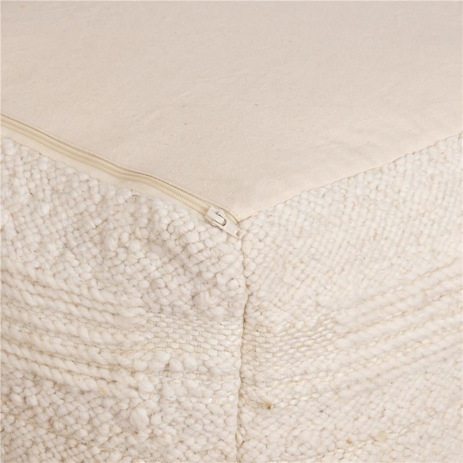 Puf Kılıfı Fildişi 40 cm x 40 cm